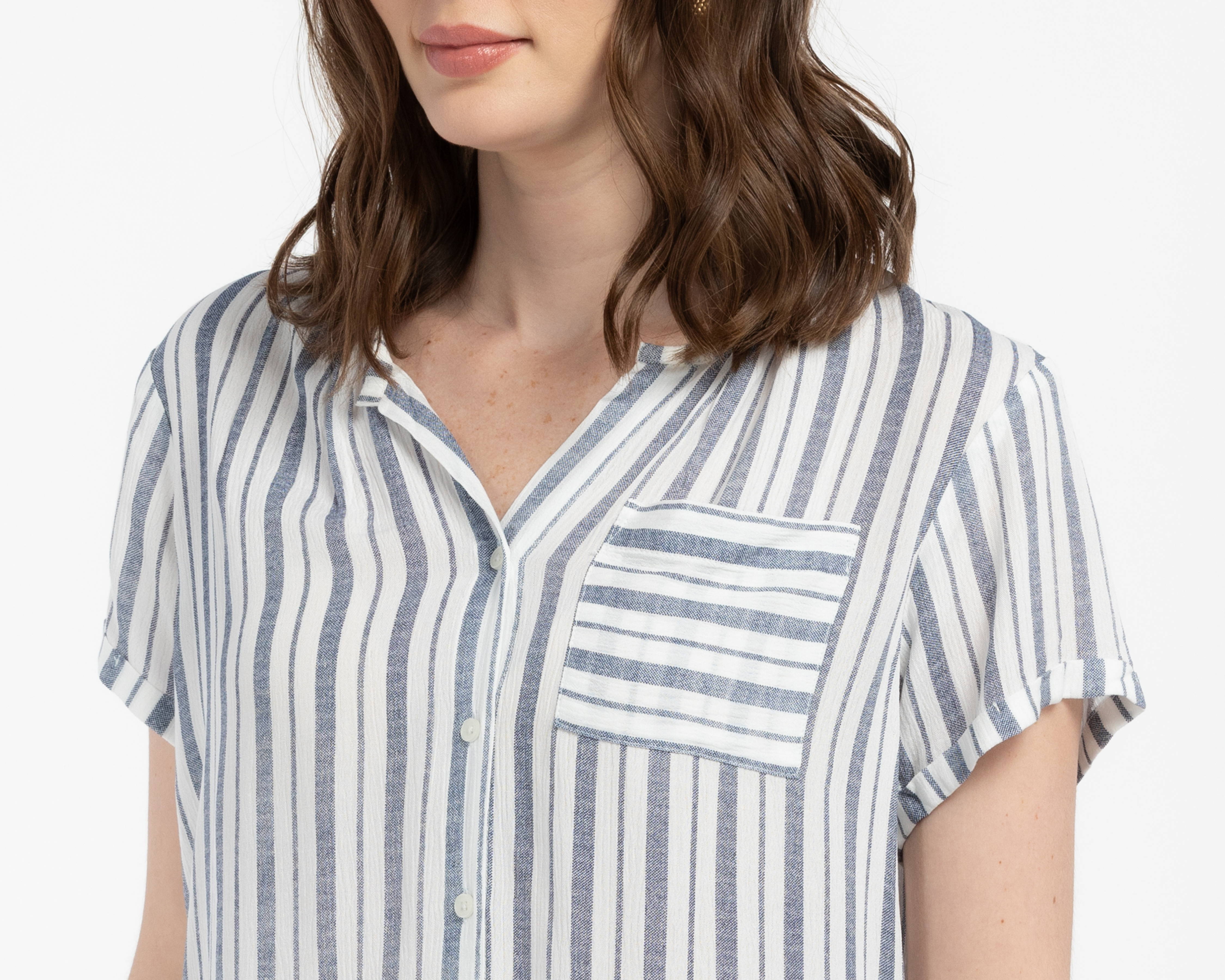 Foto 5 pulgar | Foto 4 | Blusa Manga Corta Sahara para Mujer