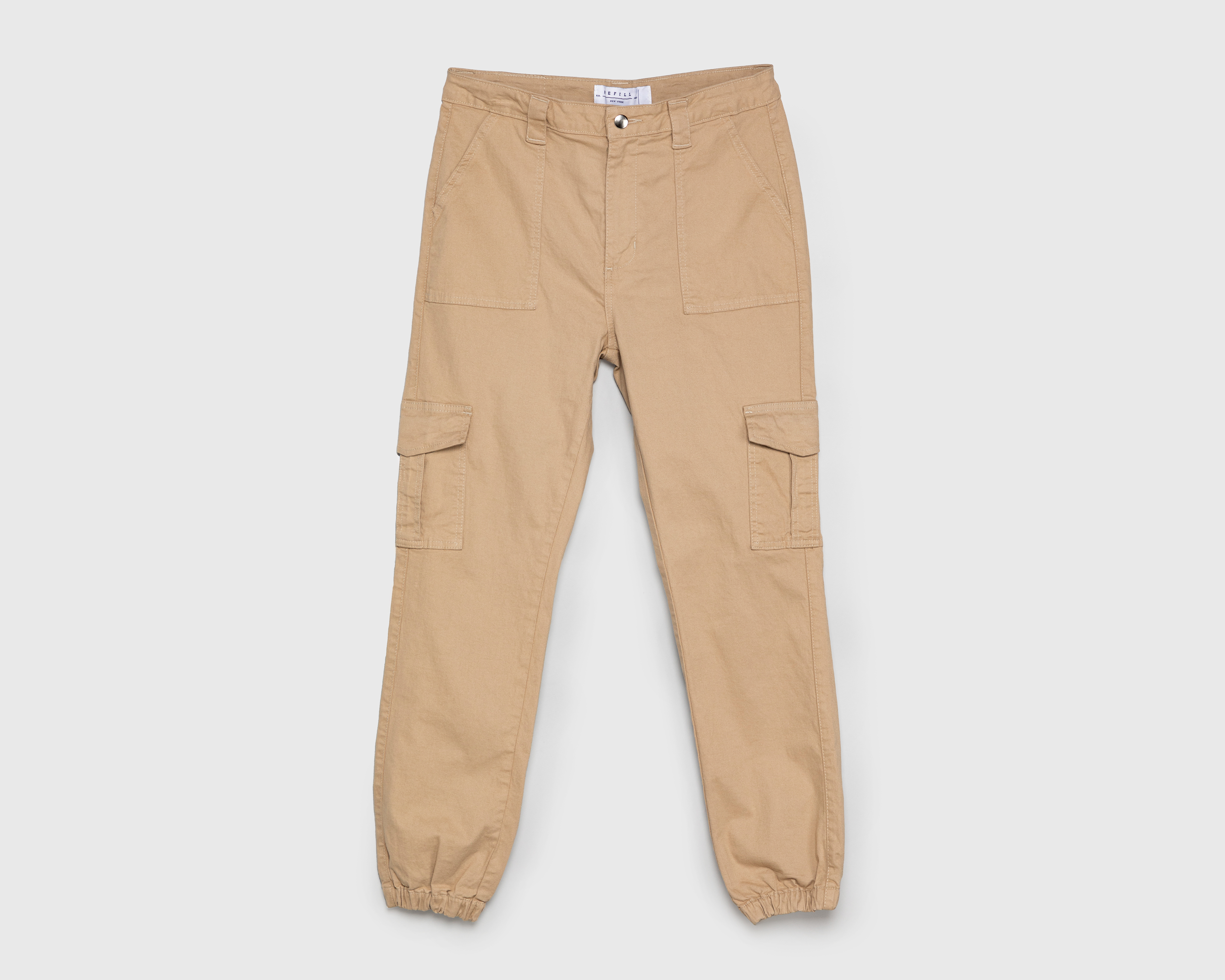 Pantalón Cargo Refill Beige para Mujer