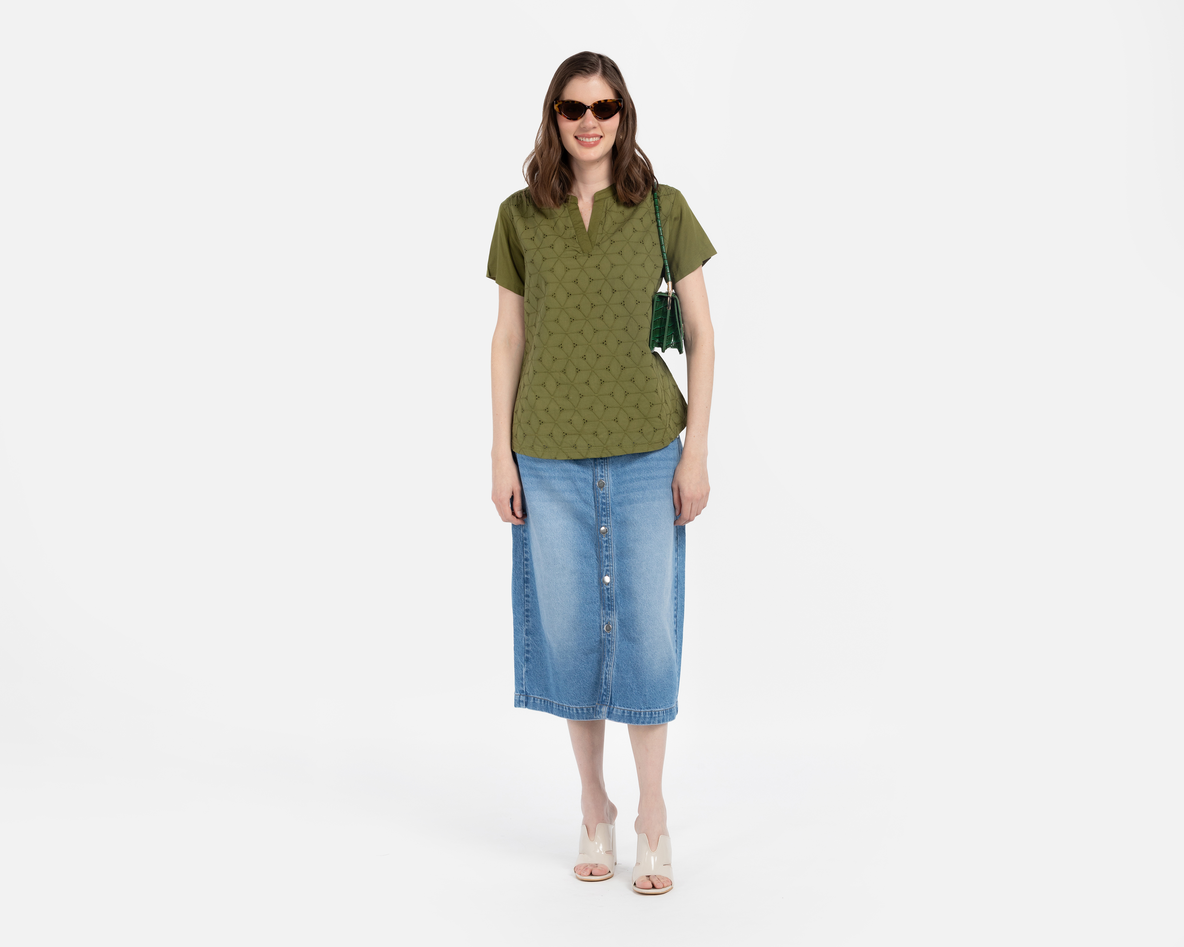 Foto 2 | Foto 2 | Blusa Manga Corta Sahara para Mujer