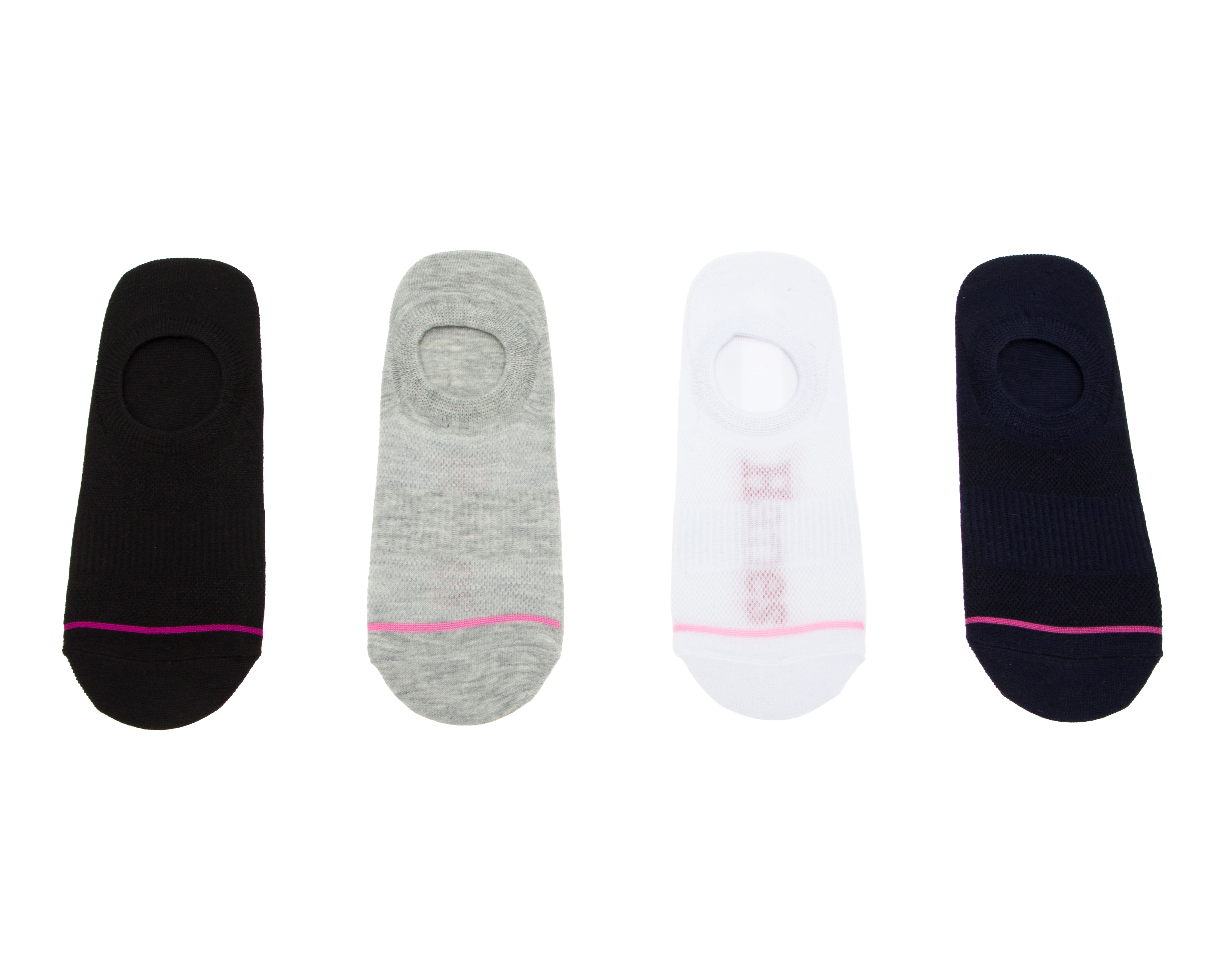 Calcetas Invisibles Hanes para Mujer 4 Pares