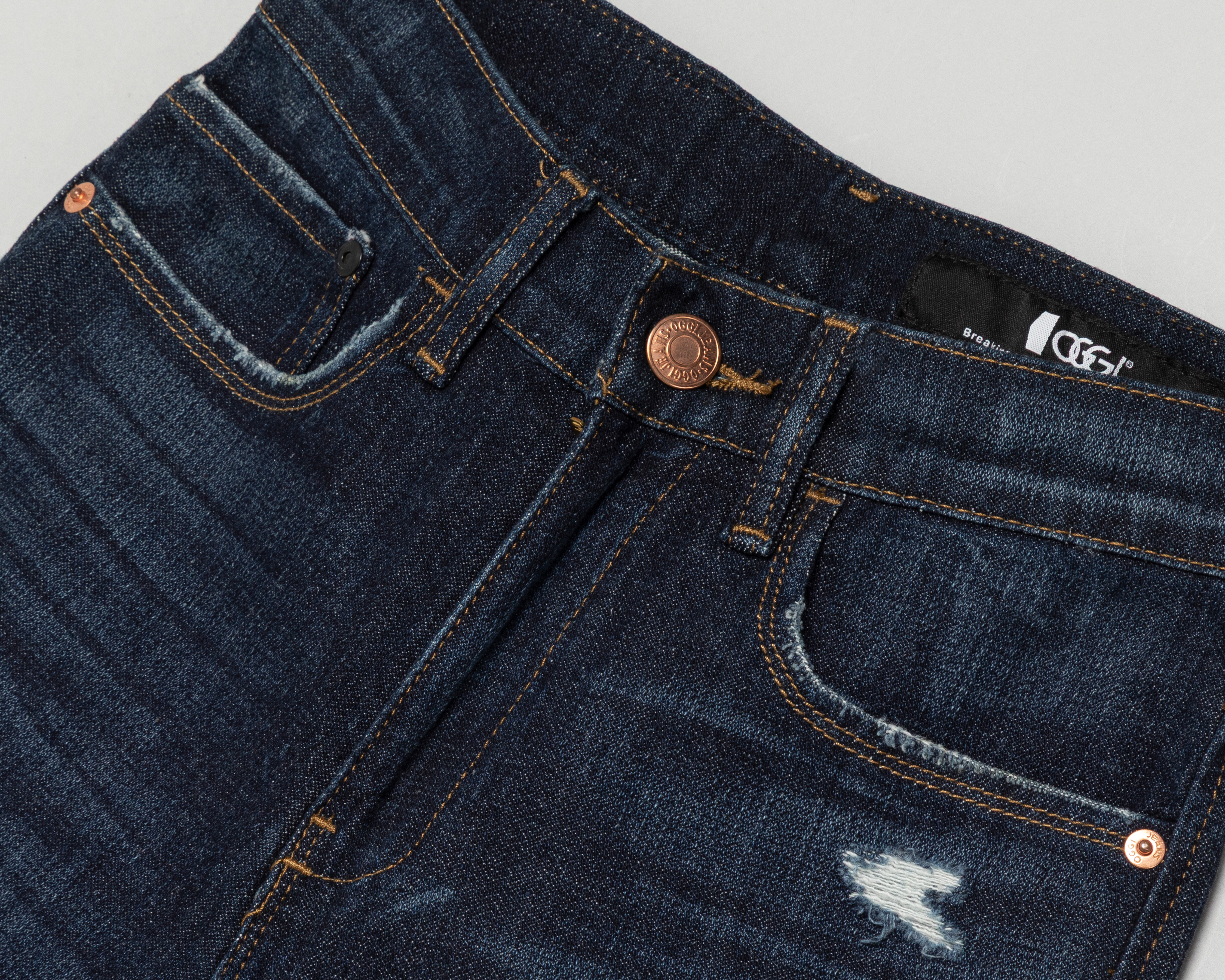 Foto 4 pulgar | Foto 3 | Jeans Super Skinny Oggi Lucy Black para Mujer