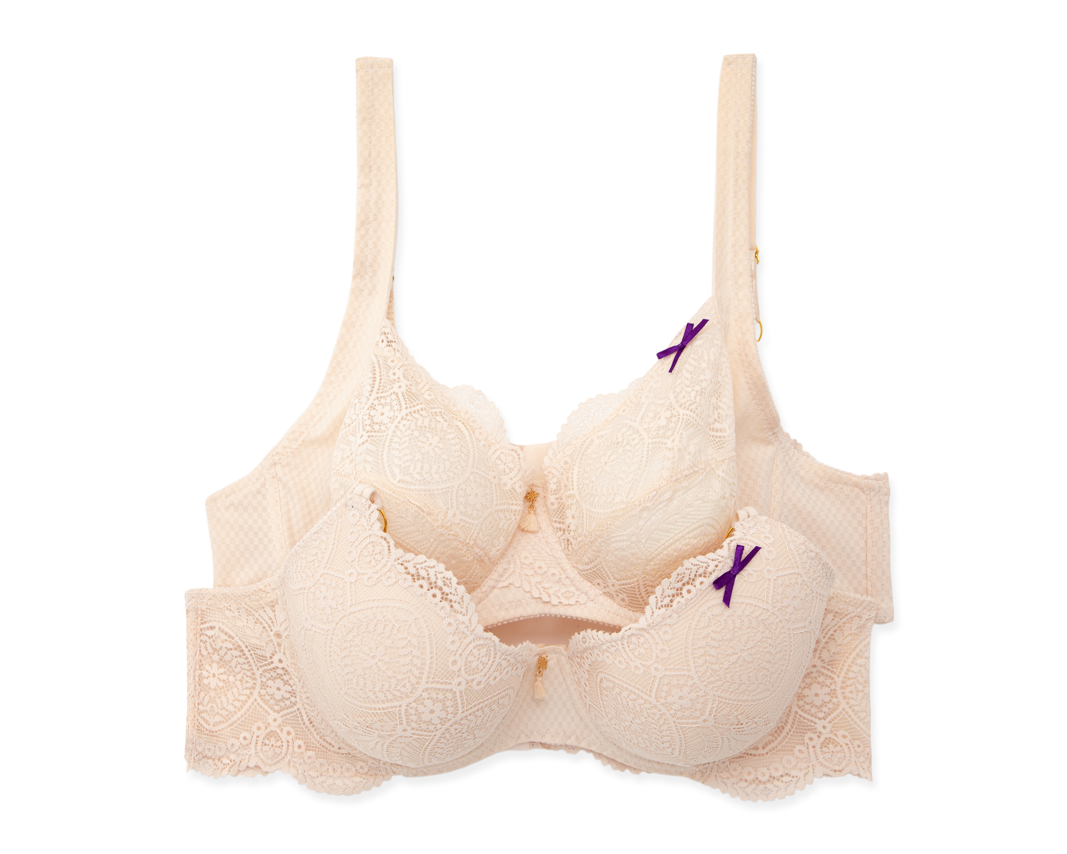 Foto 1 | Foto 1 | Brasier Copa Completa con Encaje Eva tu Estilo Íntimo 2 Pack