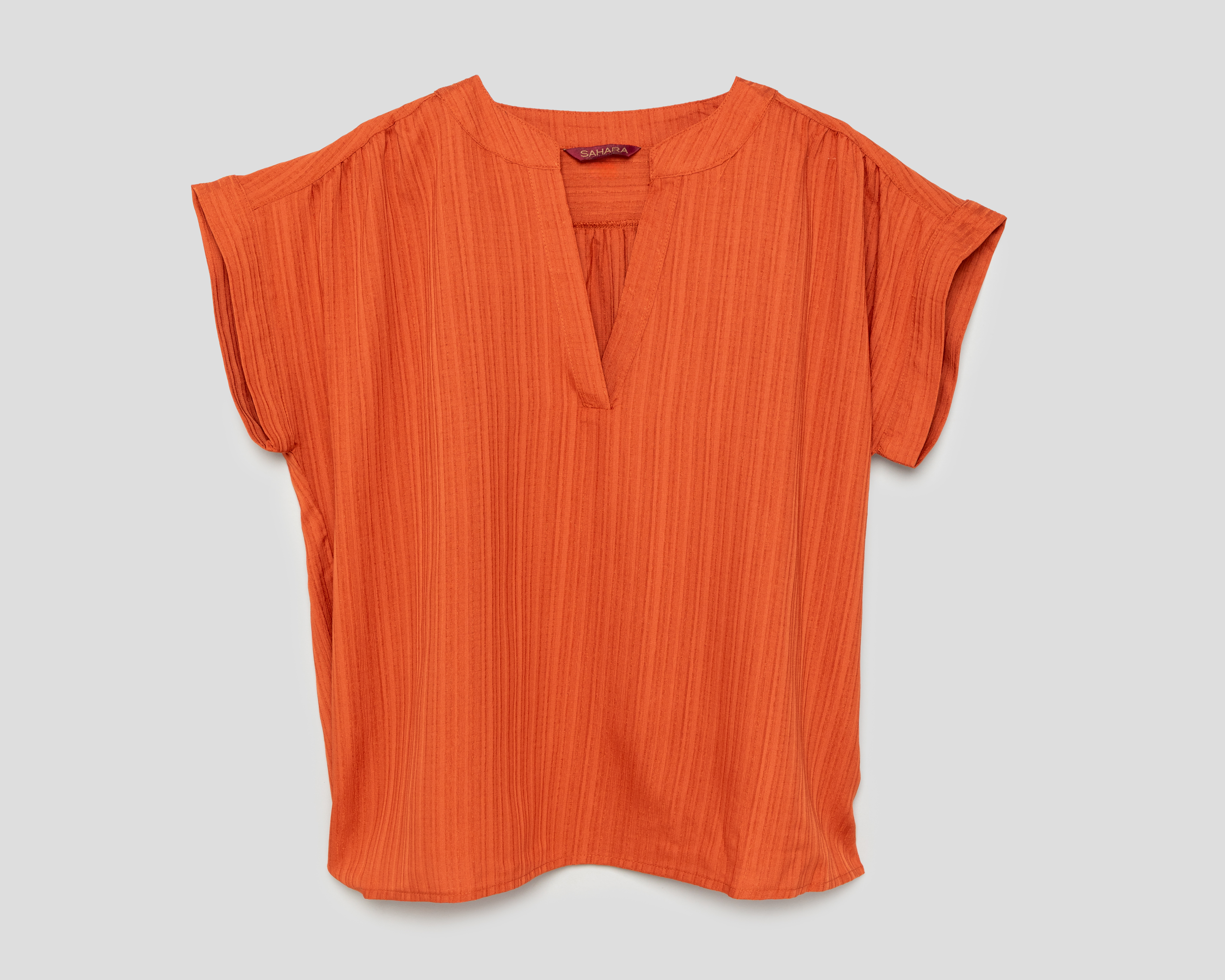 Foto 2 pulgar | Foto 1 | Blusa Roja Sahara para Mujer