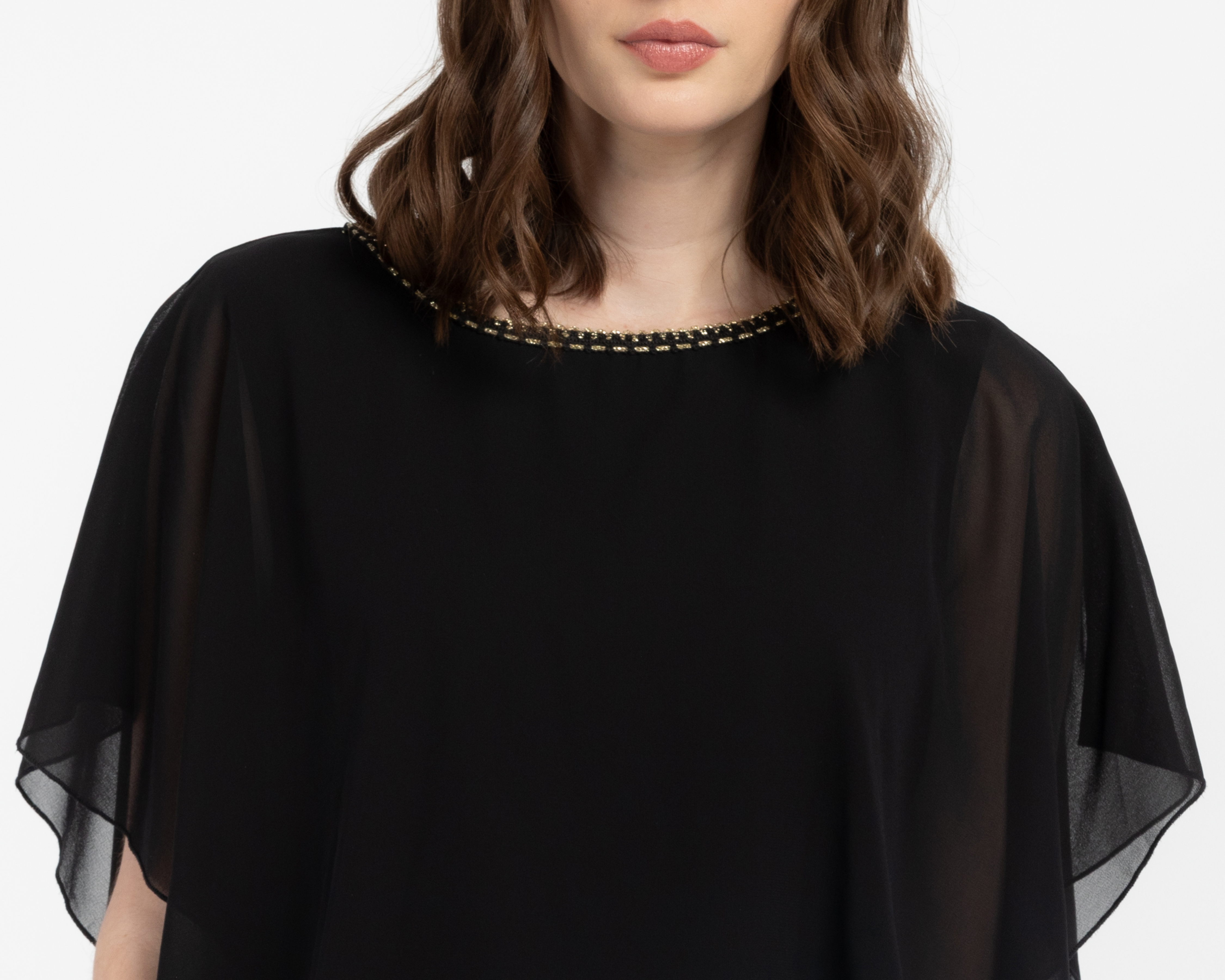 Foto 5 pulgar | Foto 4 | Blusa Negra Lady Sun para Mujer