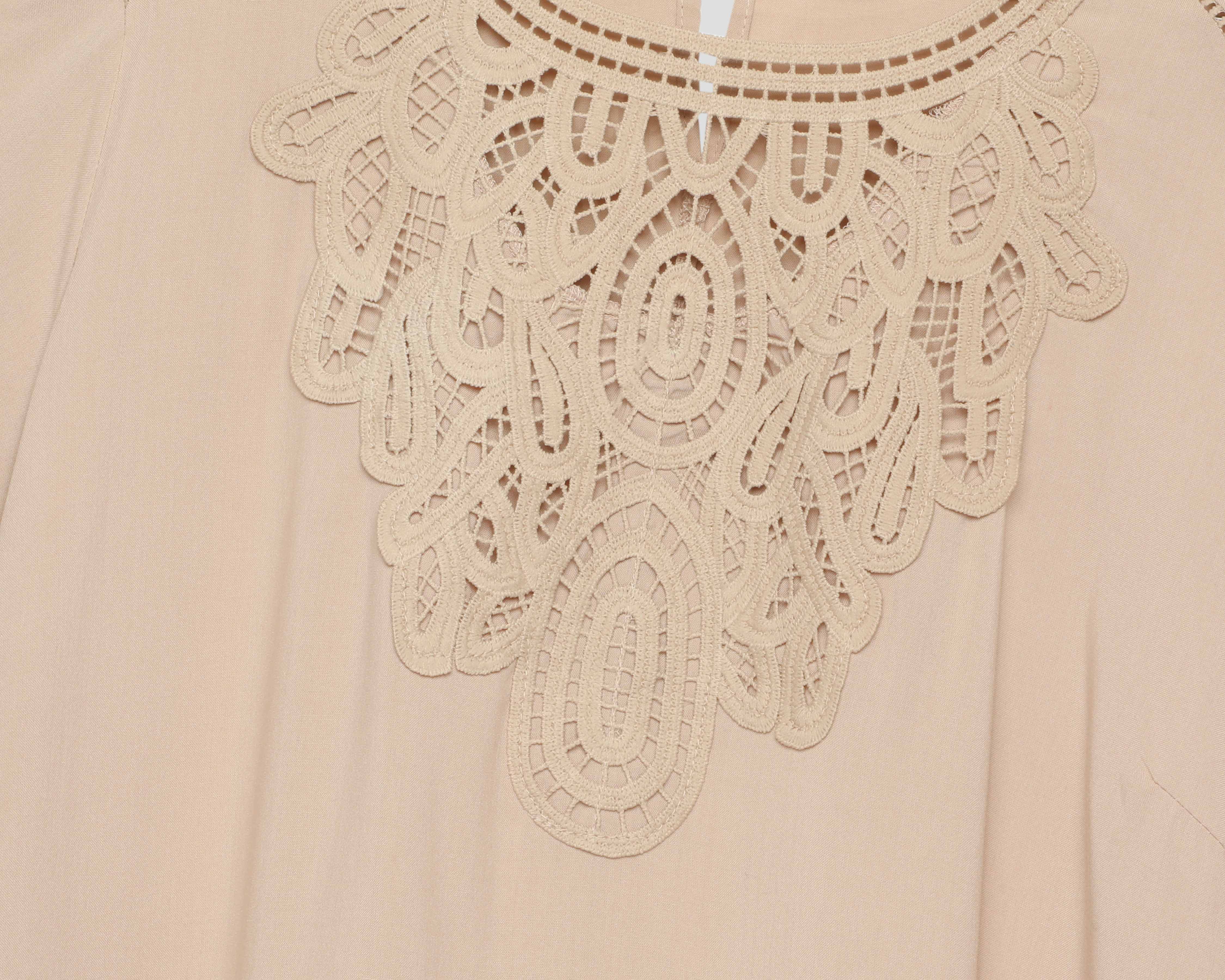 Foto 4 pulgar | Foto 3 | Blusa Beige Sahara para Mujer