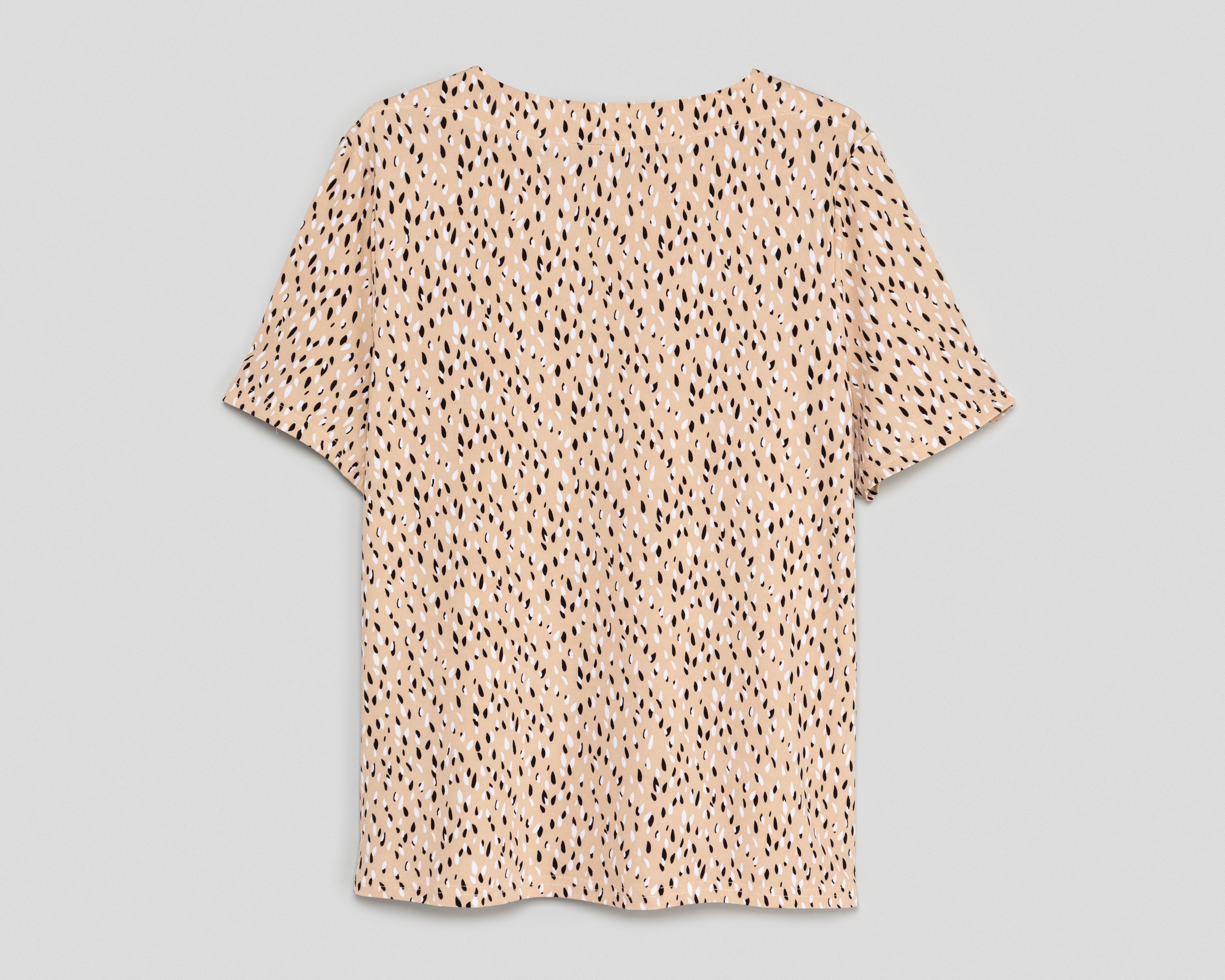 Foto 3 pulgar | Foto 2 | Blusa Manga Corta Sahara para Mujer