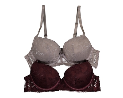 Foto 1 | Foto 1 | Brasier con Encaje Carnival Copa Completa para Mujer 2 Pack