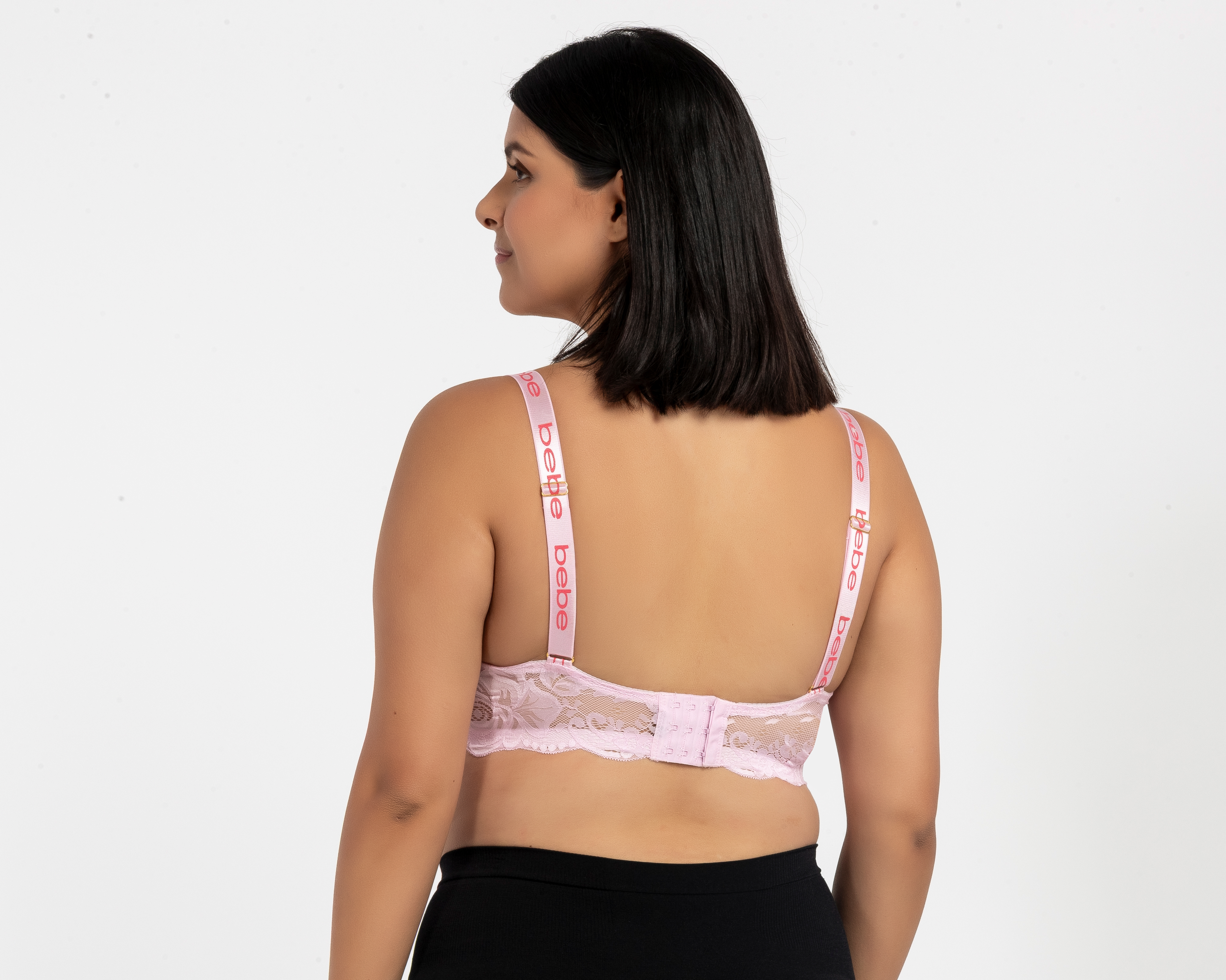 Foto 4 pulgar | Foto 3 | Brasier Copa Completa con Encaje Bebe 2 Piezas