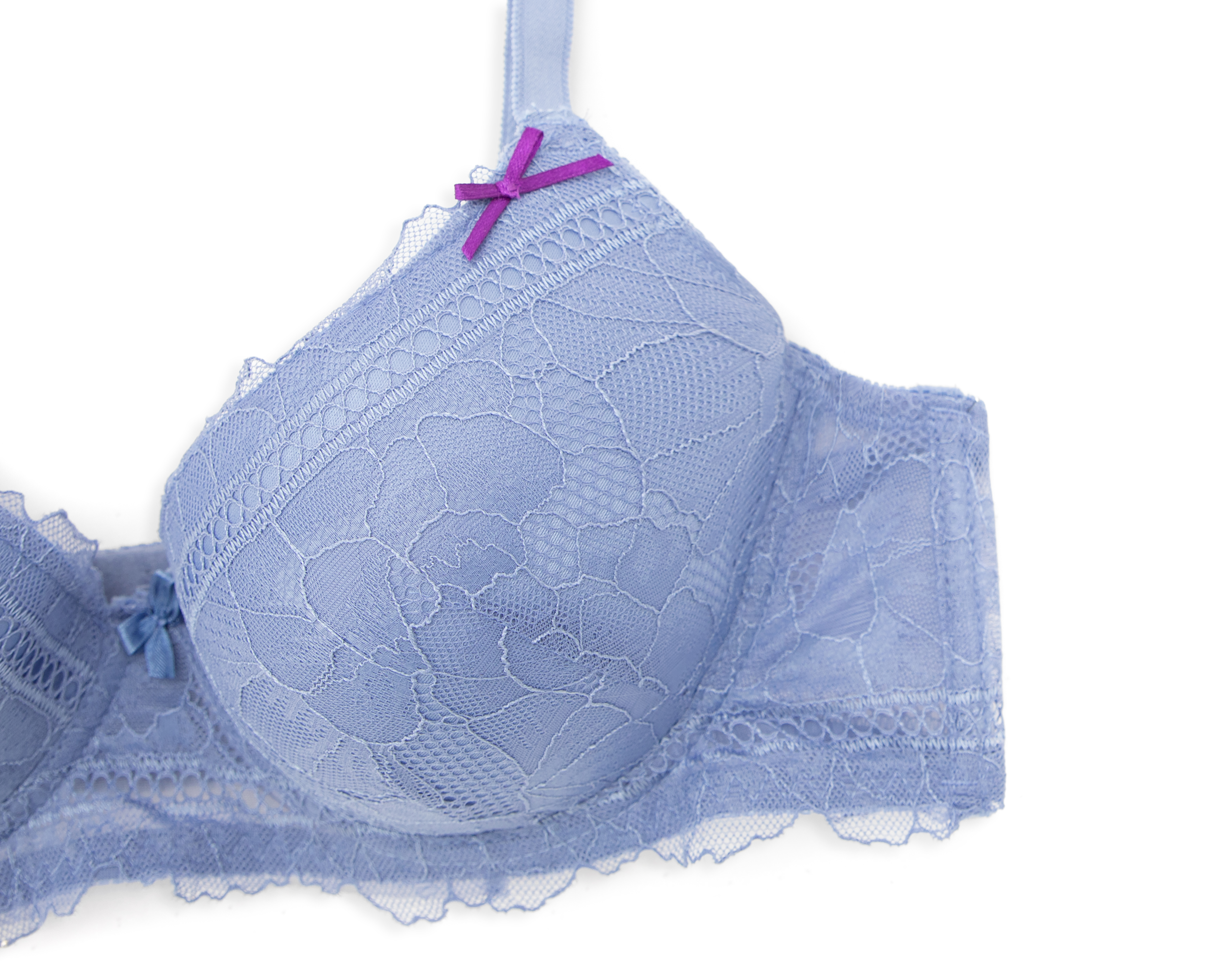 Foto 5 pulgar | Foto 4 | Brasier Copa Completa con Encaje Eva tu Estilo Íntimo 2 Pack