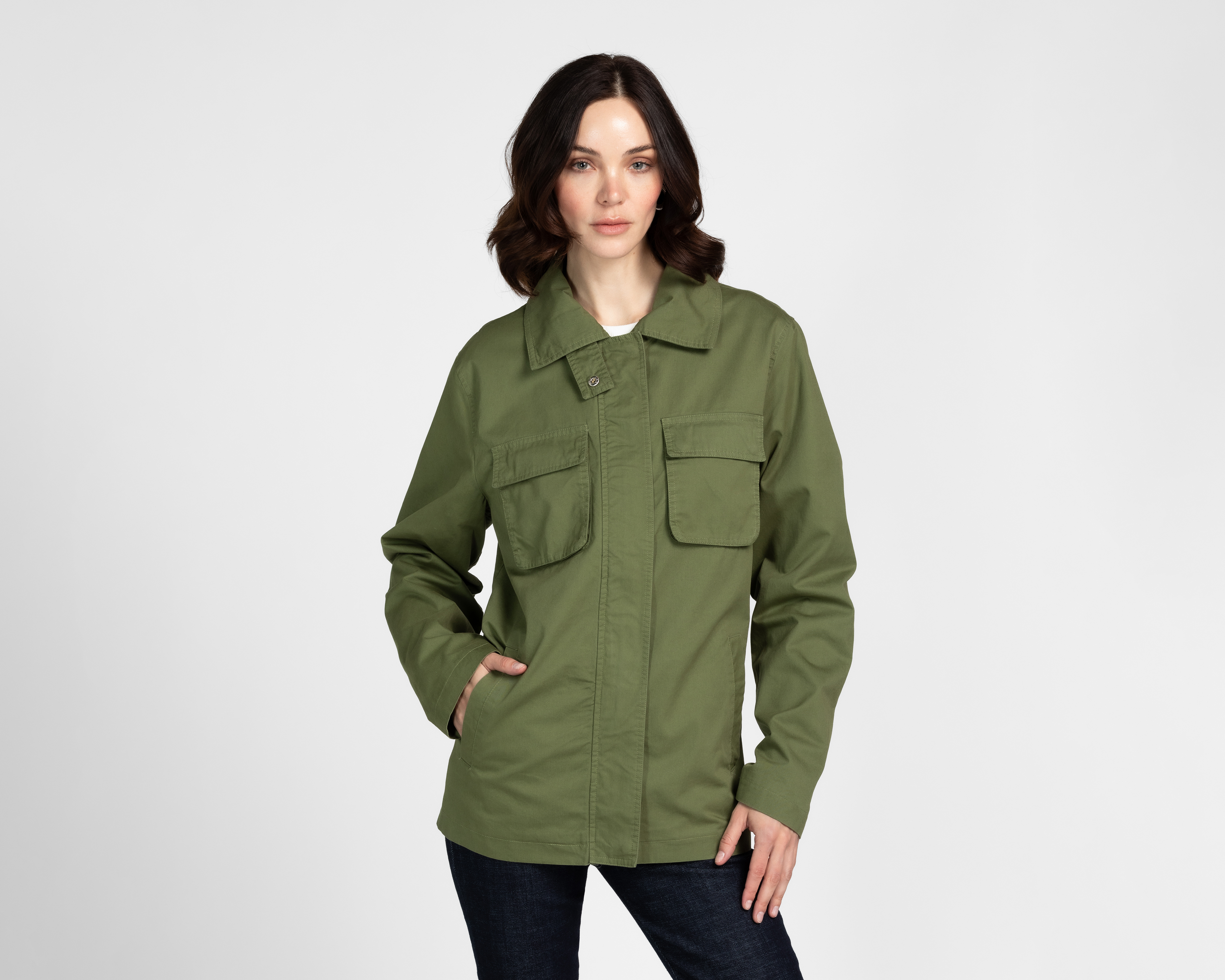 Chamarra Verde Dockers para Mujer