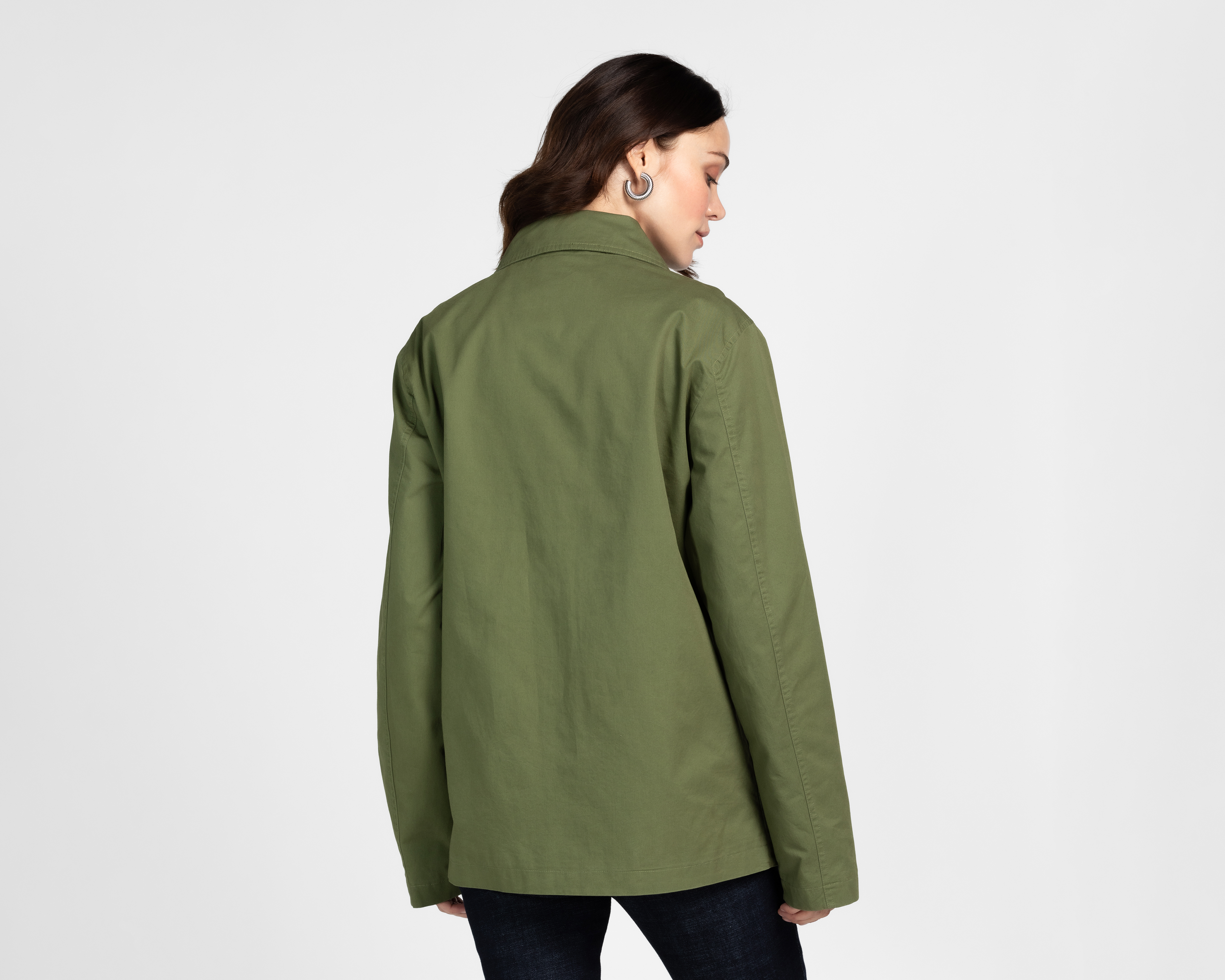 Foto 4 pulgar | Foto 3 | Chamarra Verde Dockers para Mujer