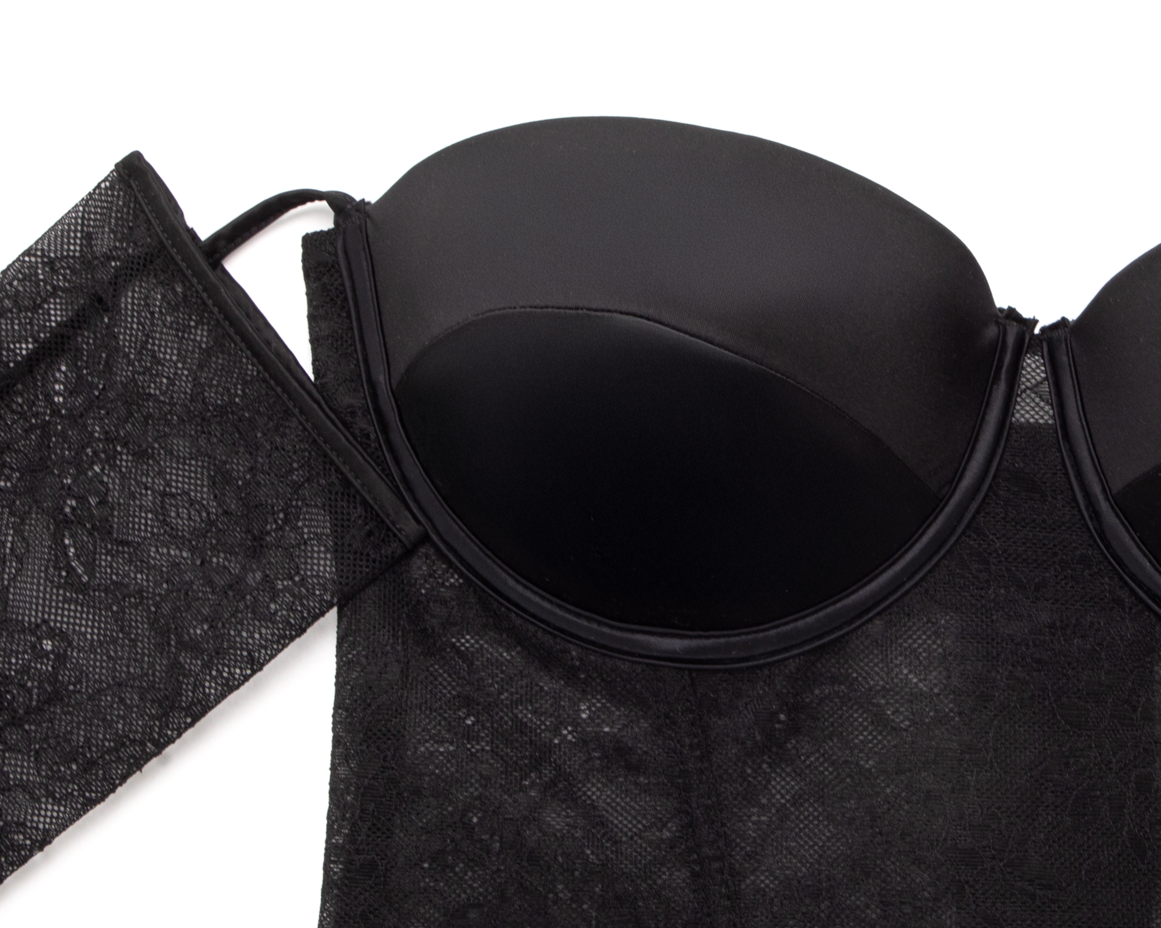 Foto 4 pulgar | Foto 3 | Brasier Media Copa Strapless Jennifer Lopez