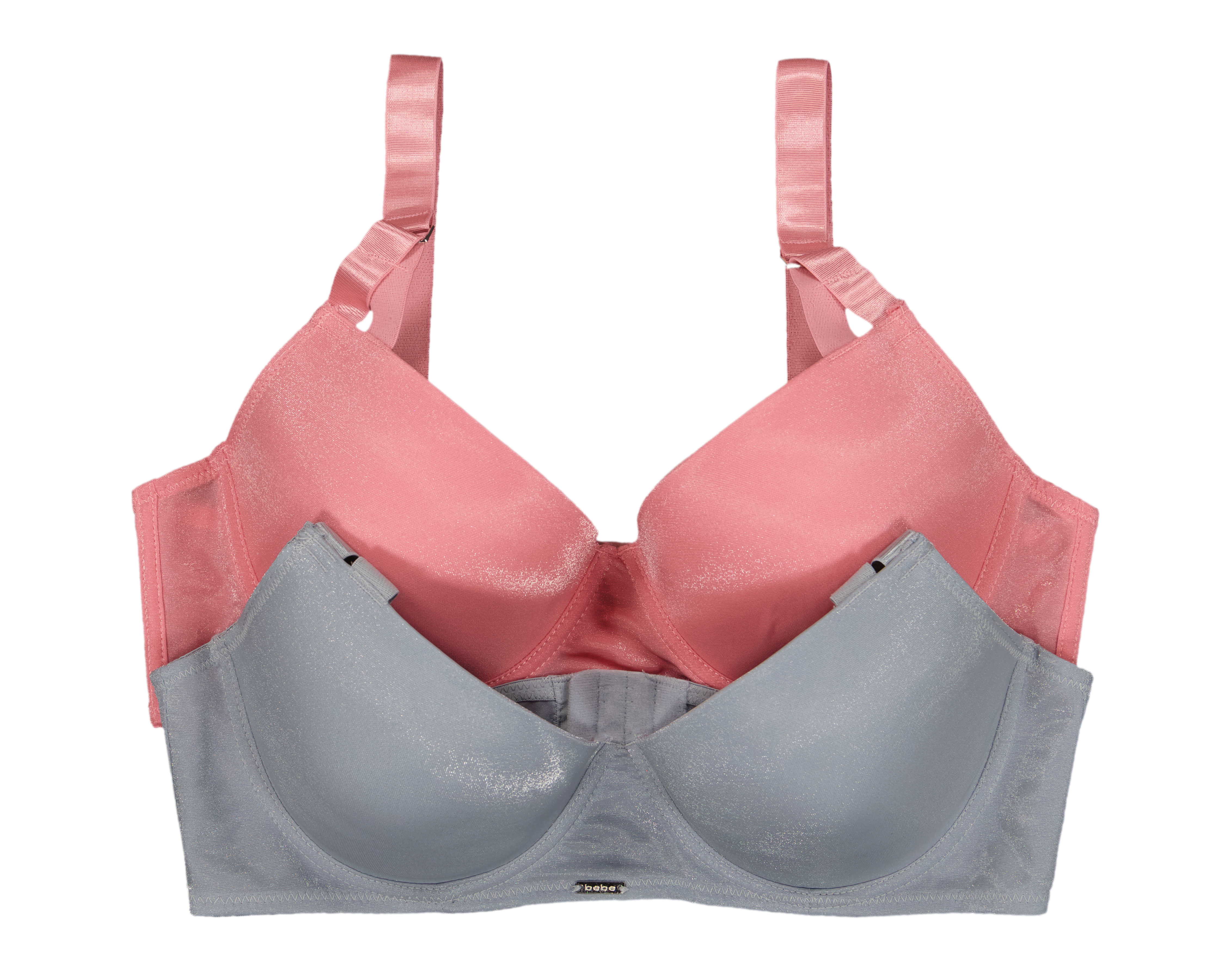 Foto 2 pulgar | Foto 1 | Brasier Copa Completa Satinado Bebe 2 Pack