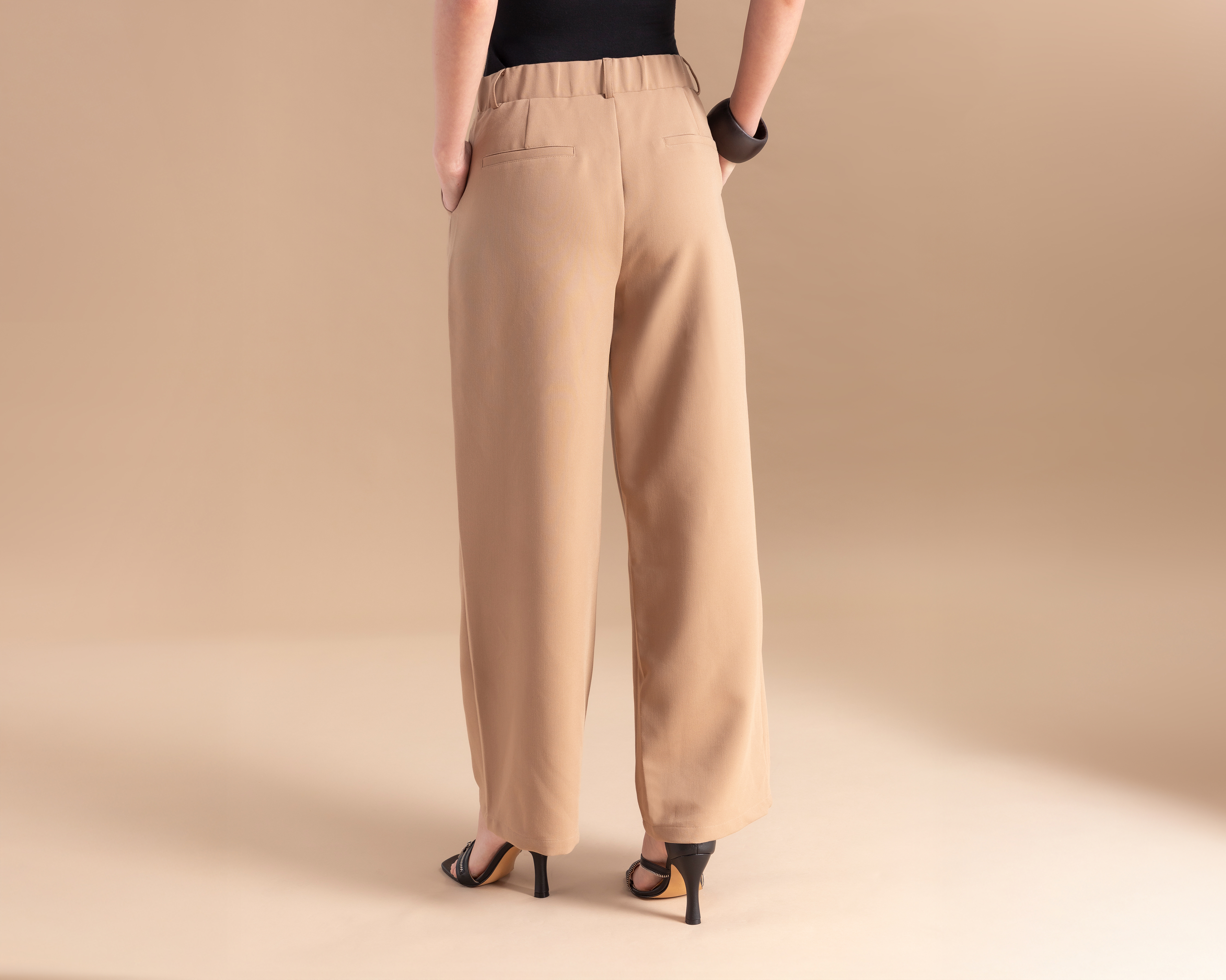 Foto 4 pulgar | Foto 3 | Pantalón de Vestir Jennifer Lopez Café para Mujer