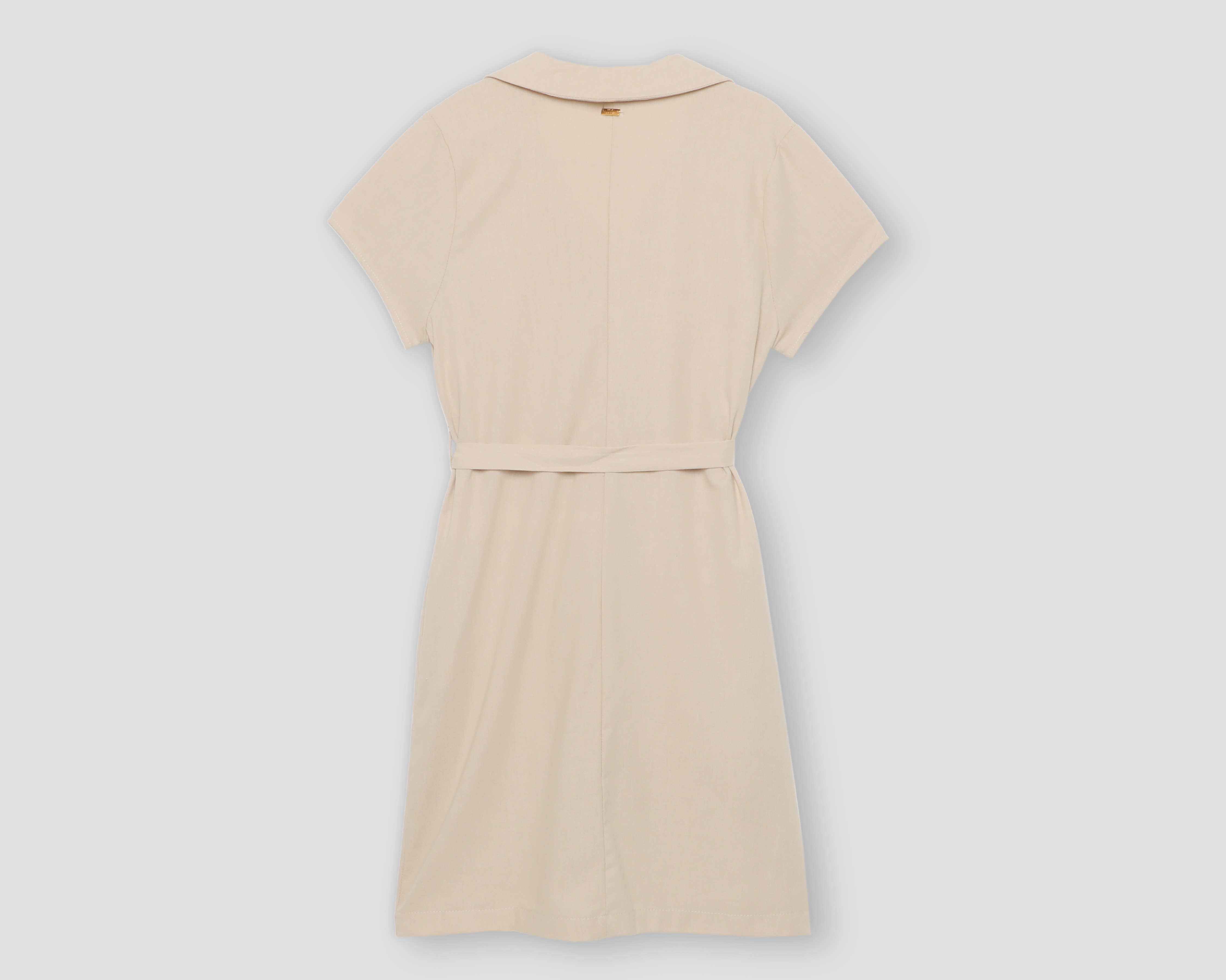 Foto 3 pulgar | Foto 2 | Vestido Casual Jennifer Lopez Beige para Mujer