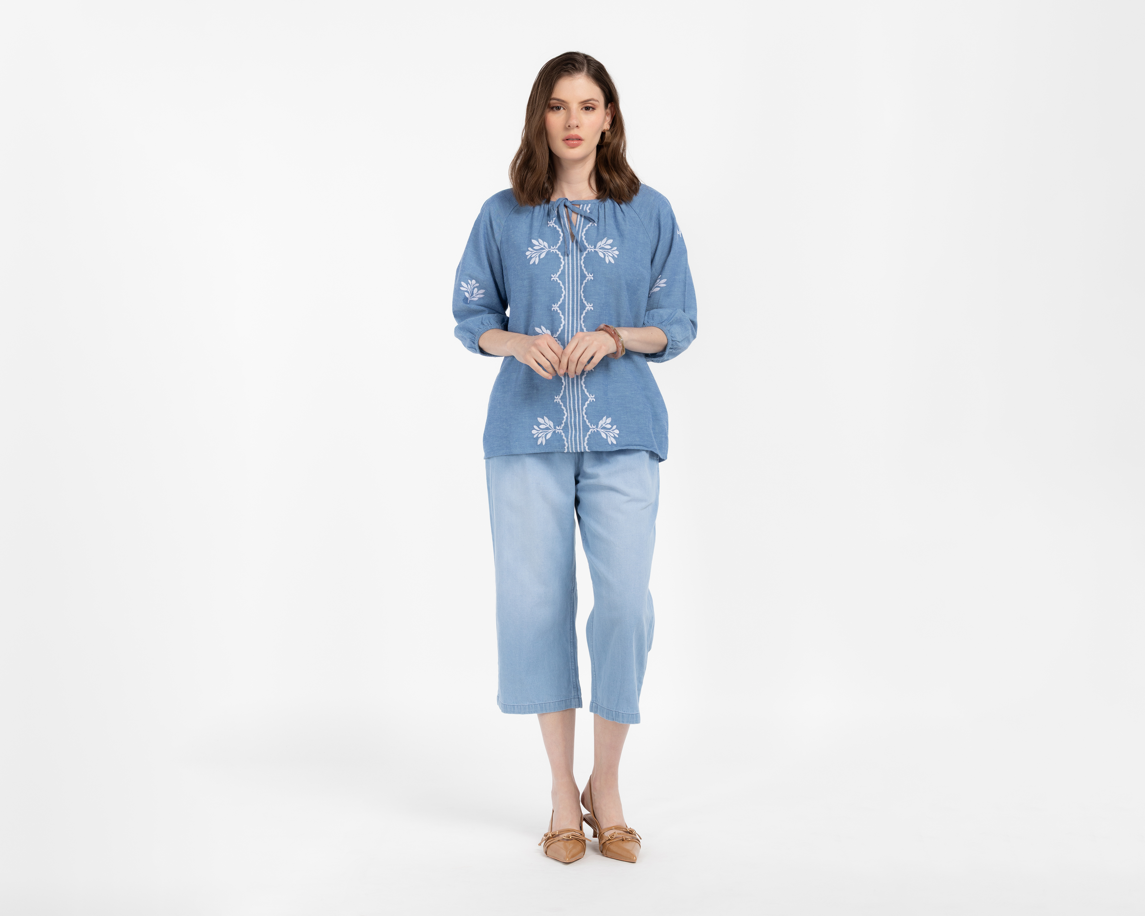 Foto 2 | Foto 2 | Blusa Azul Lady Sun para Mujer