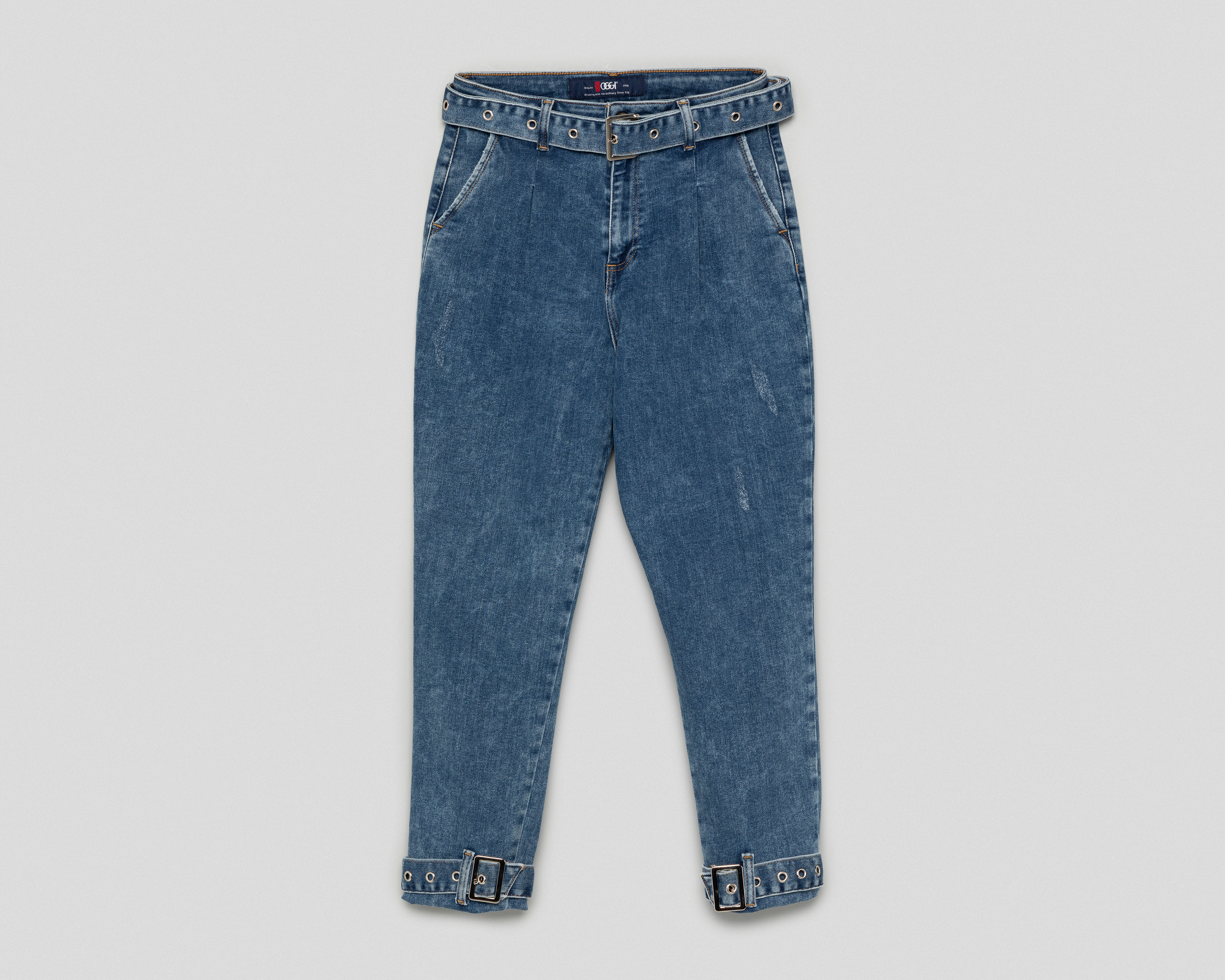 Jeans Paper Bag Oggi para Mujer