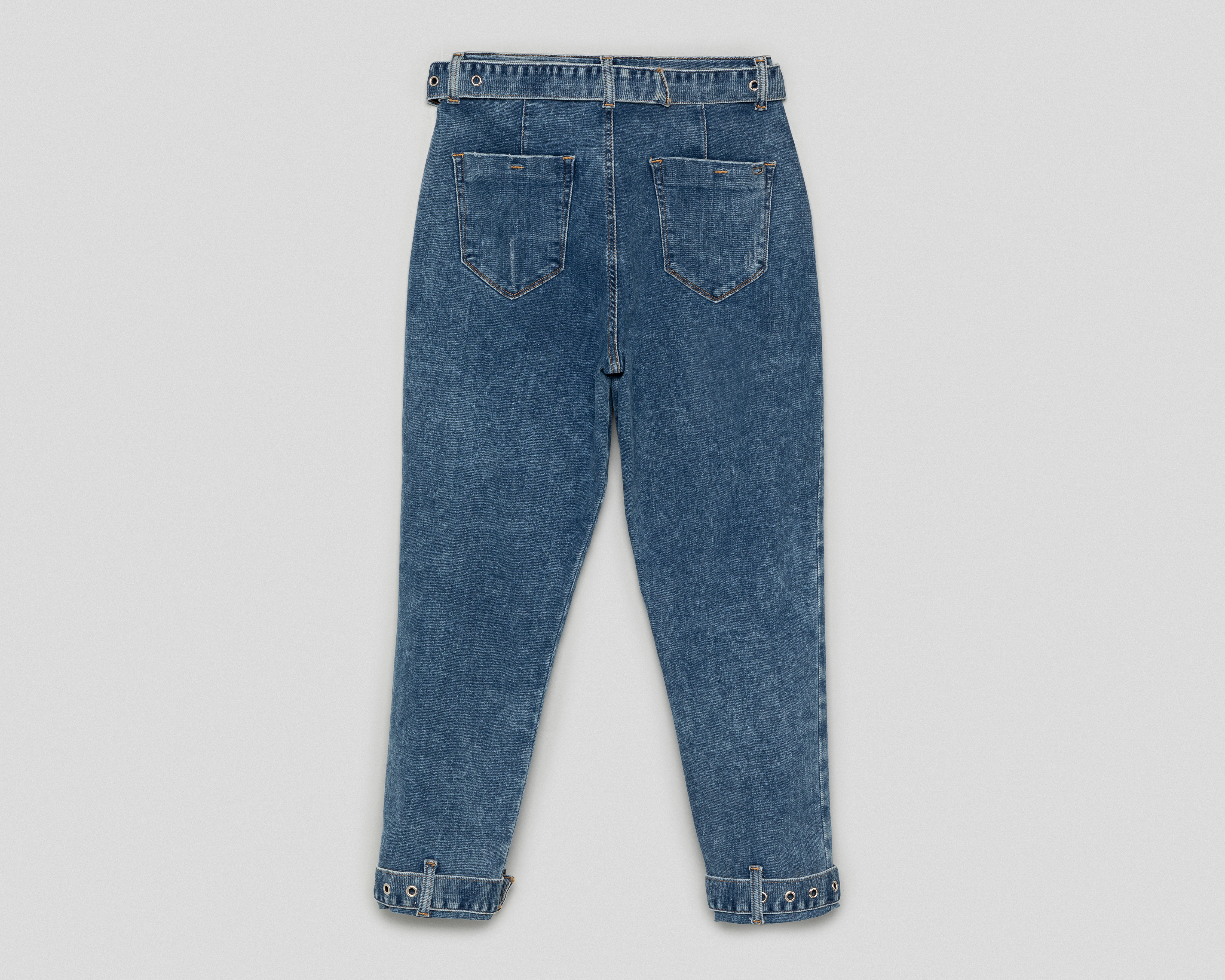 Foto 3 pulgar | Foto 2 | Jeans Paper Bag Oggi para Mujer