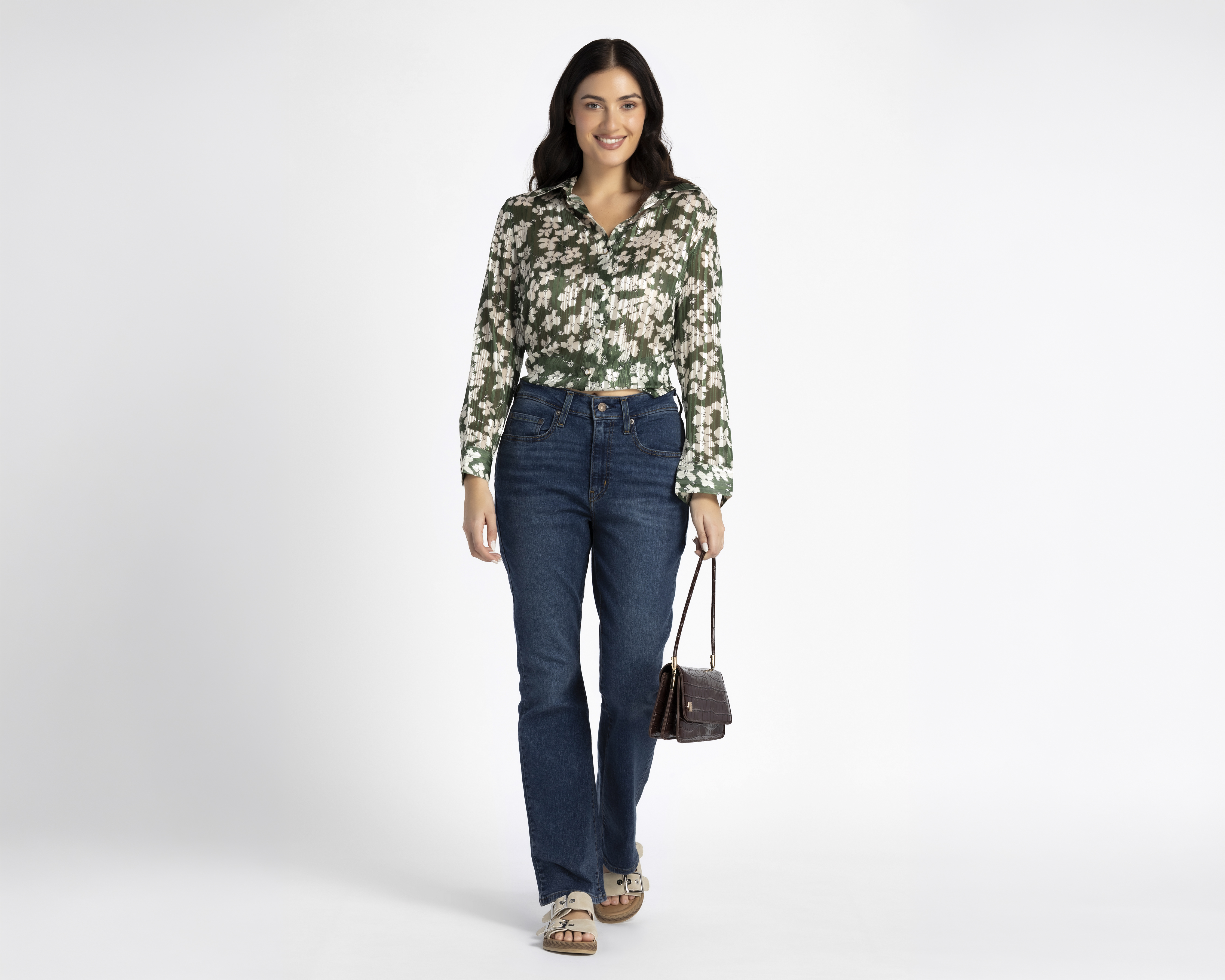 Foto 3 pulgar | Foto 2 | Blusa Manga Larga Lady Sun para Mujer