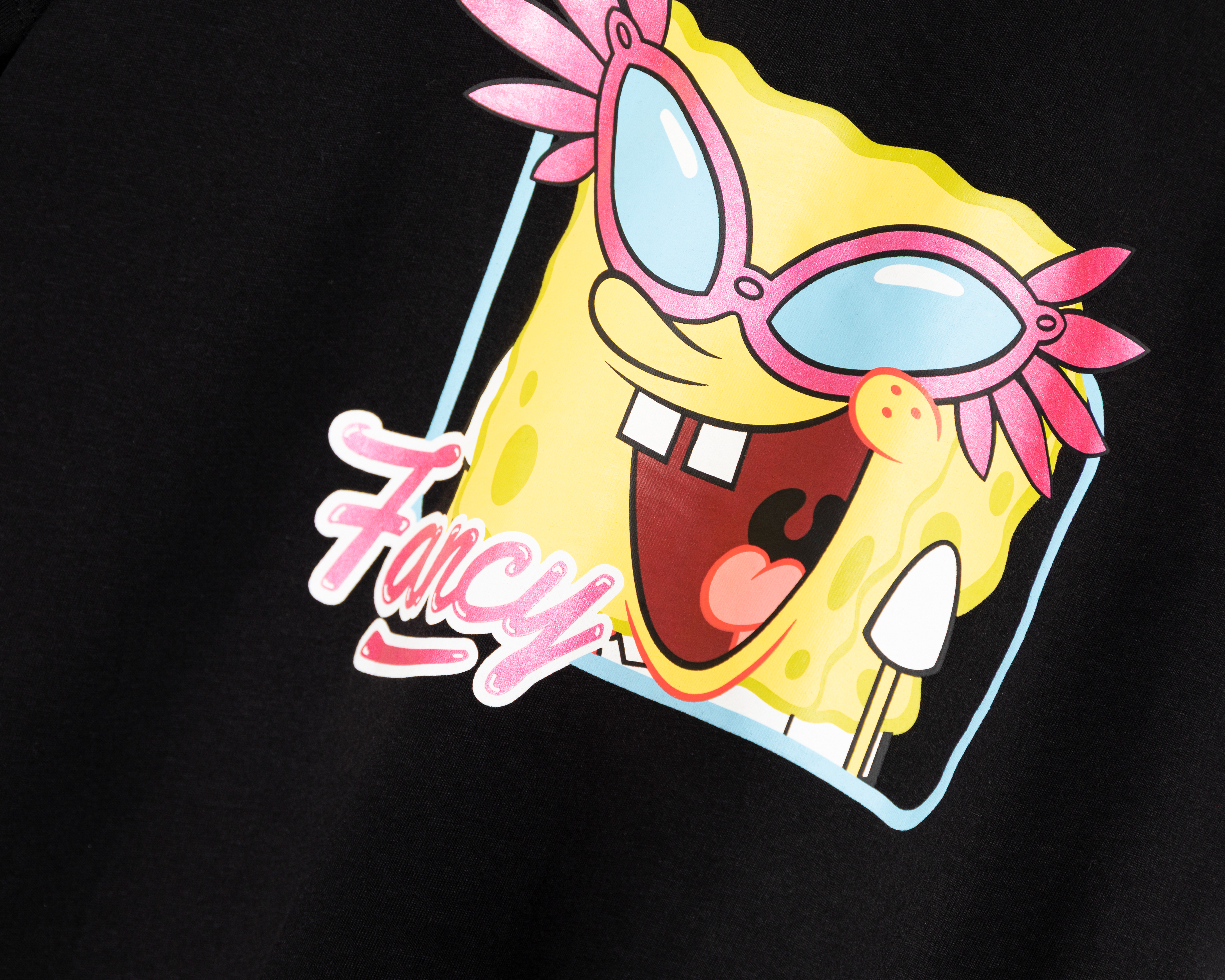 Foto 4 pulgar | Foto 3 | Playera Manga Corta Bob Esponja para Mujer