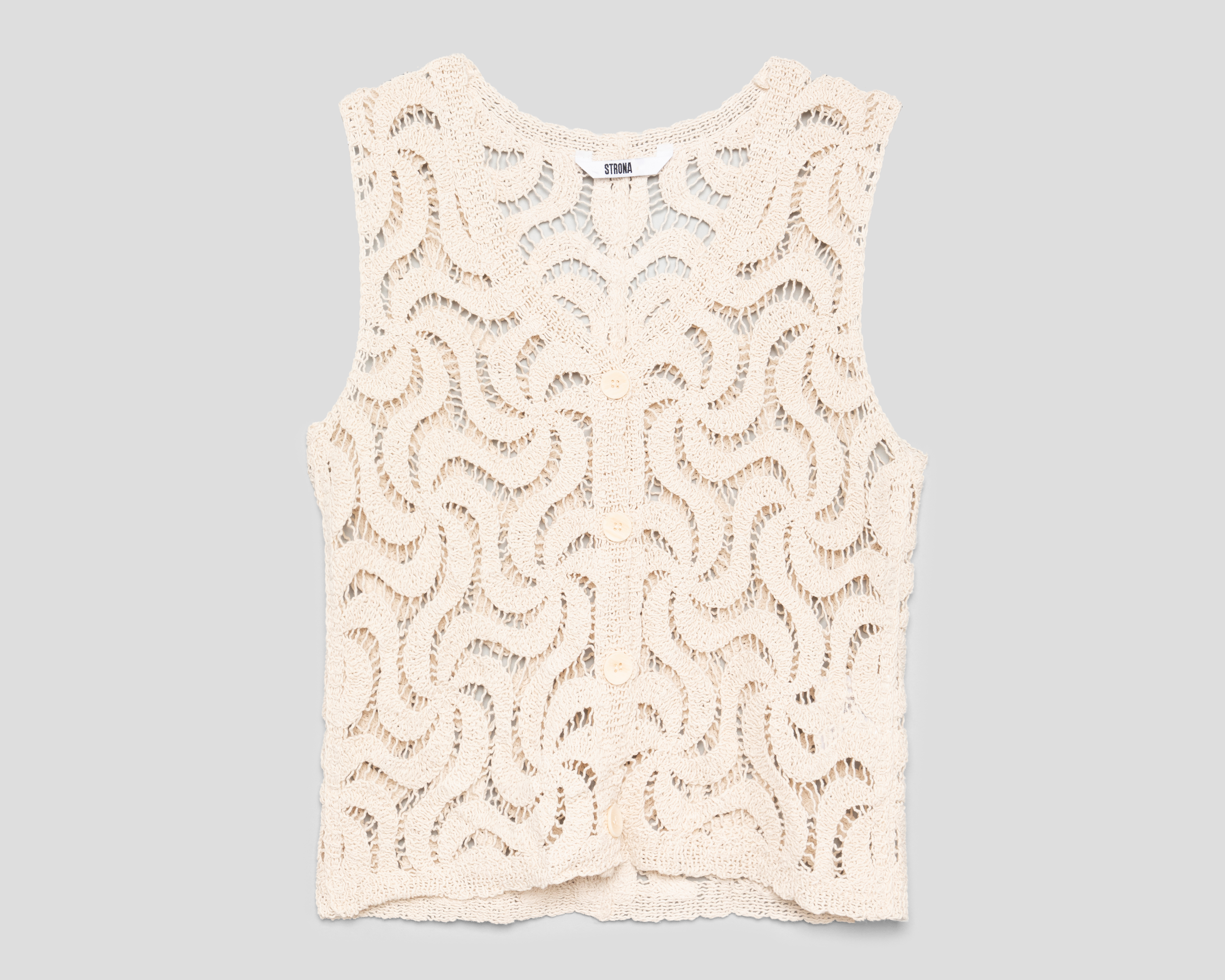 Chaleco con Corte Láser Strona para Mujer