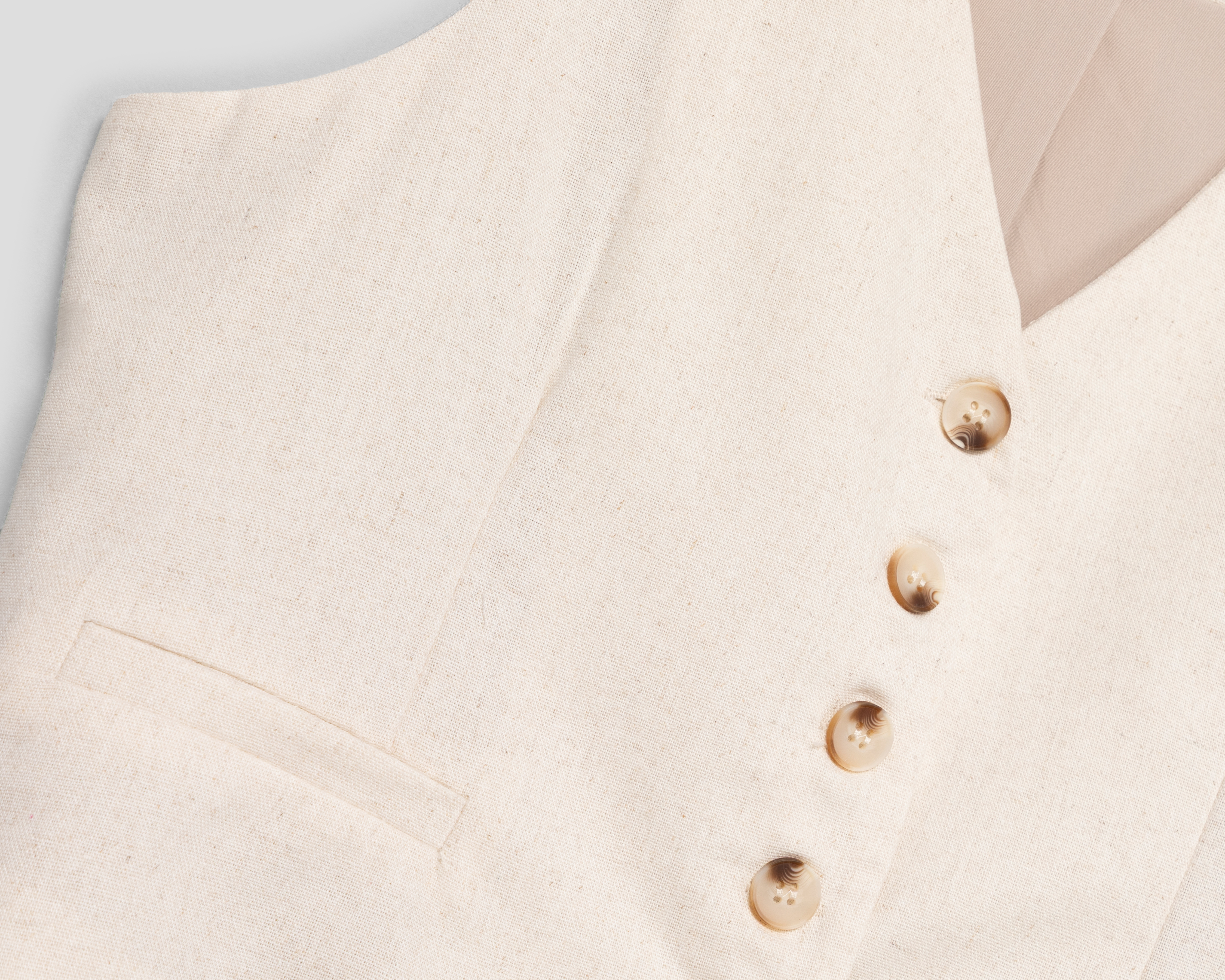 Foto 3 | Foto 3 | Chaleco Beige Sahara para Mujer