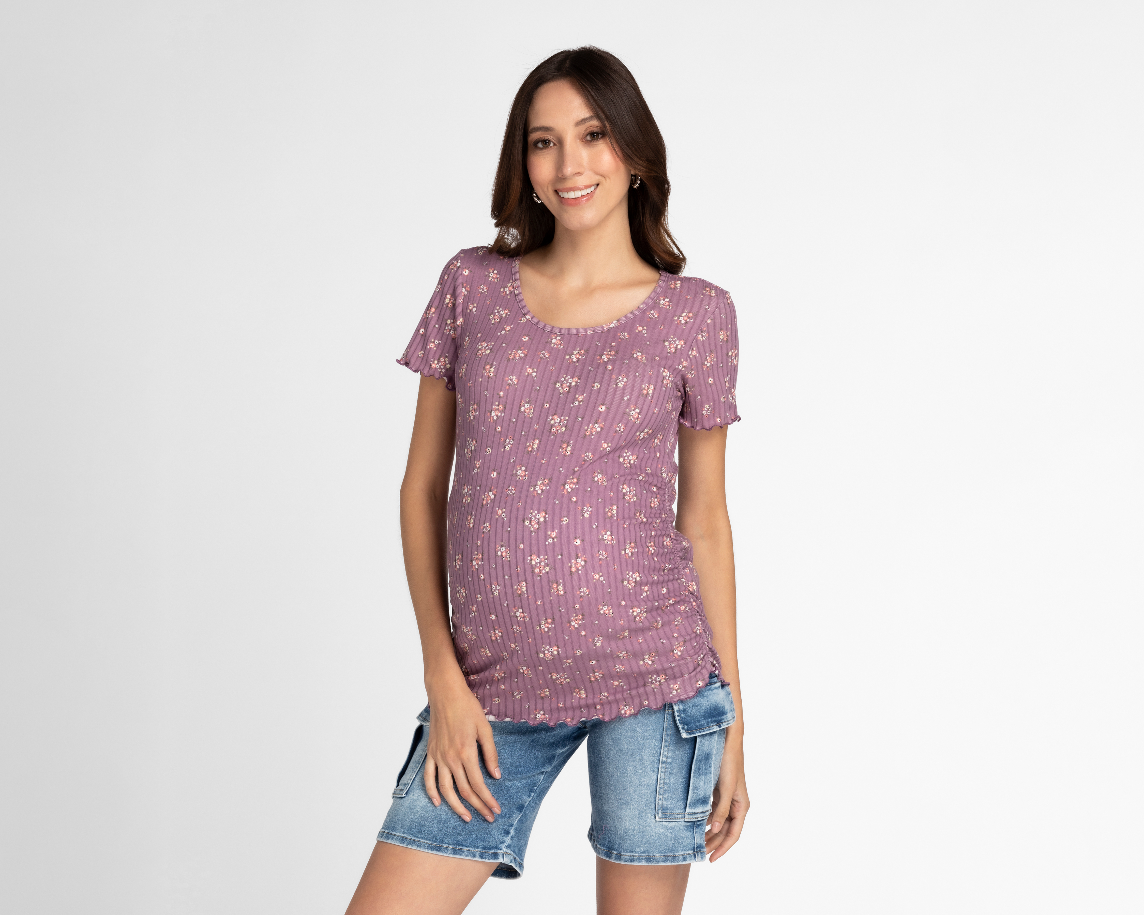 Foto 3 pulgar | Foto 2 | Playera de Maternidad Mamá Bella Manga Corta 2 Piezas