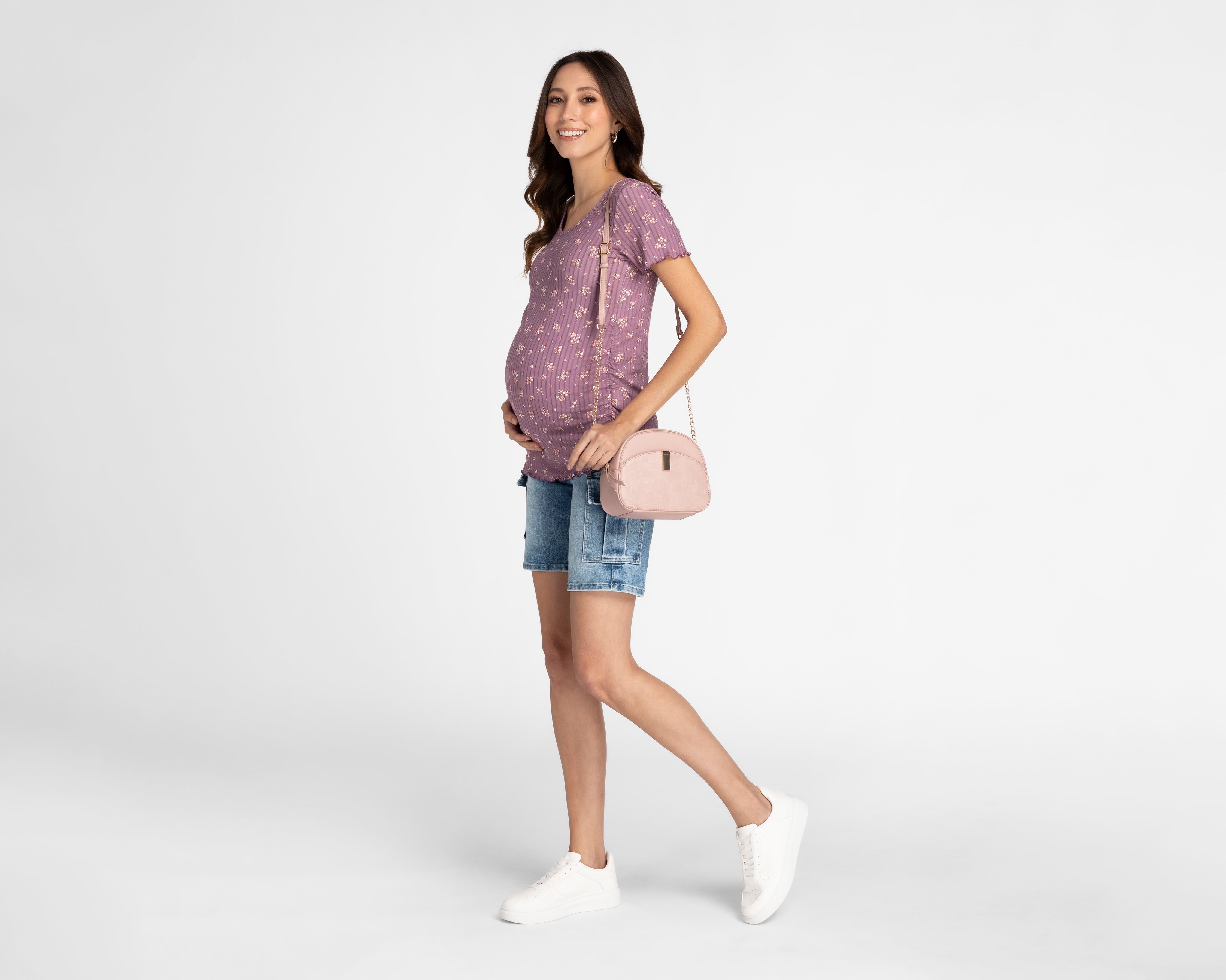 Foto 4 pulgar | Foto 3 | Playera de Maternidad Mamá Bella Manga Corta 2 Piezas