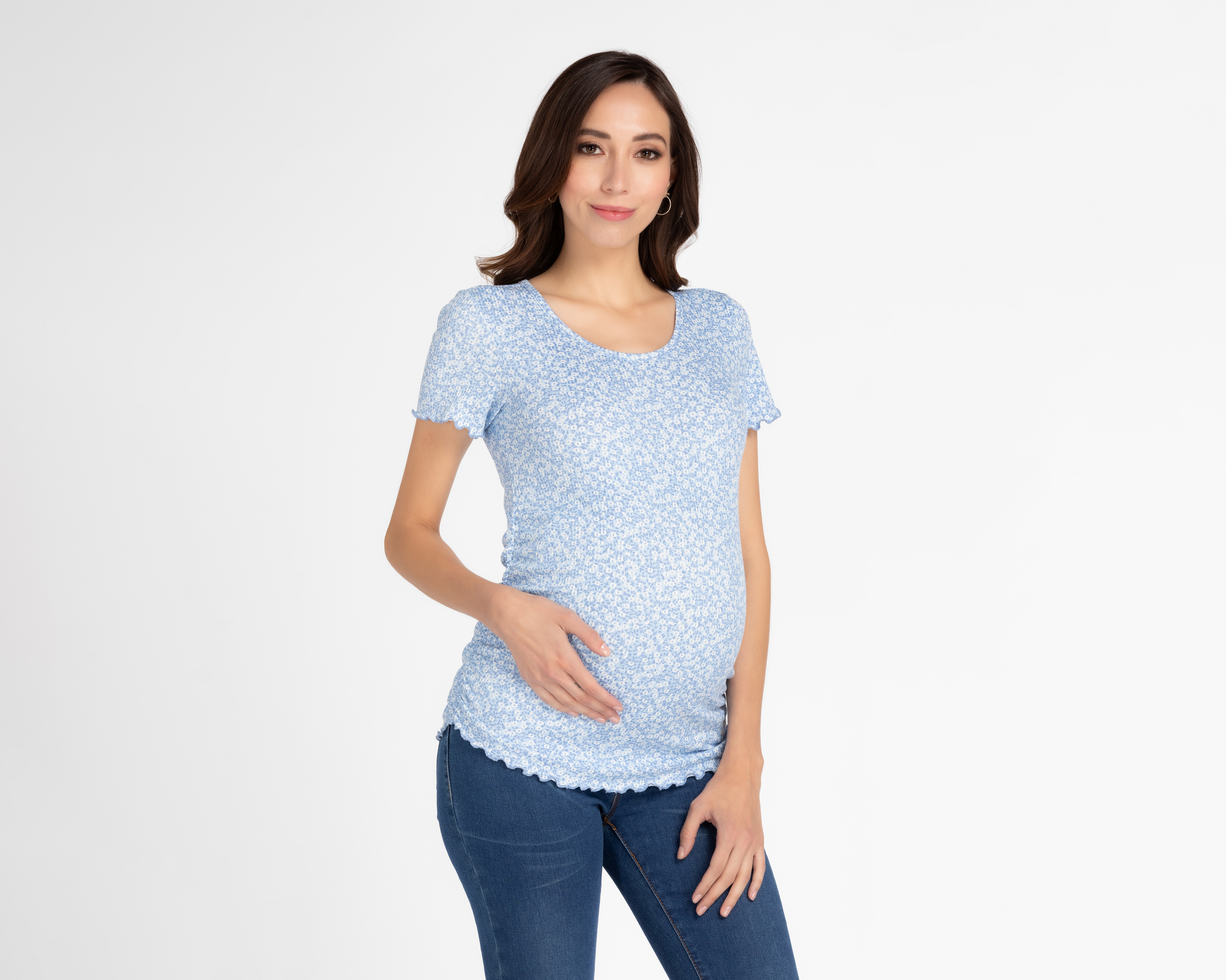 Foto 2 | Foto 2 | Playera de Maternidad Mamá Bella Manga Corta 2 Piezas