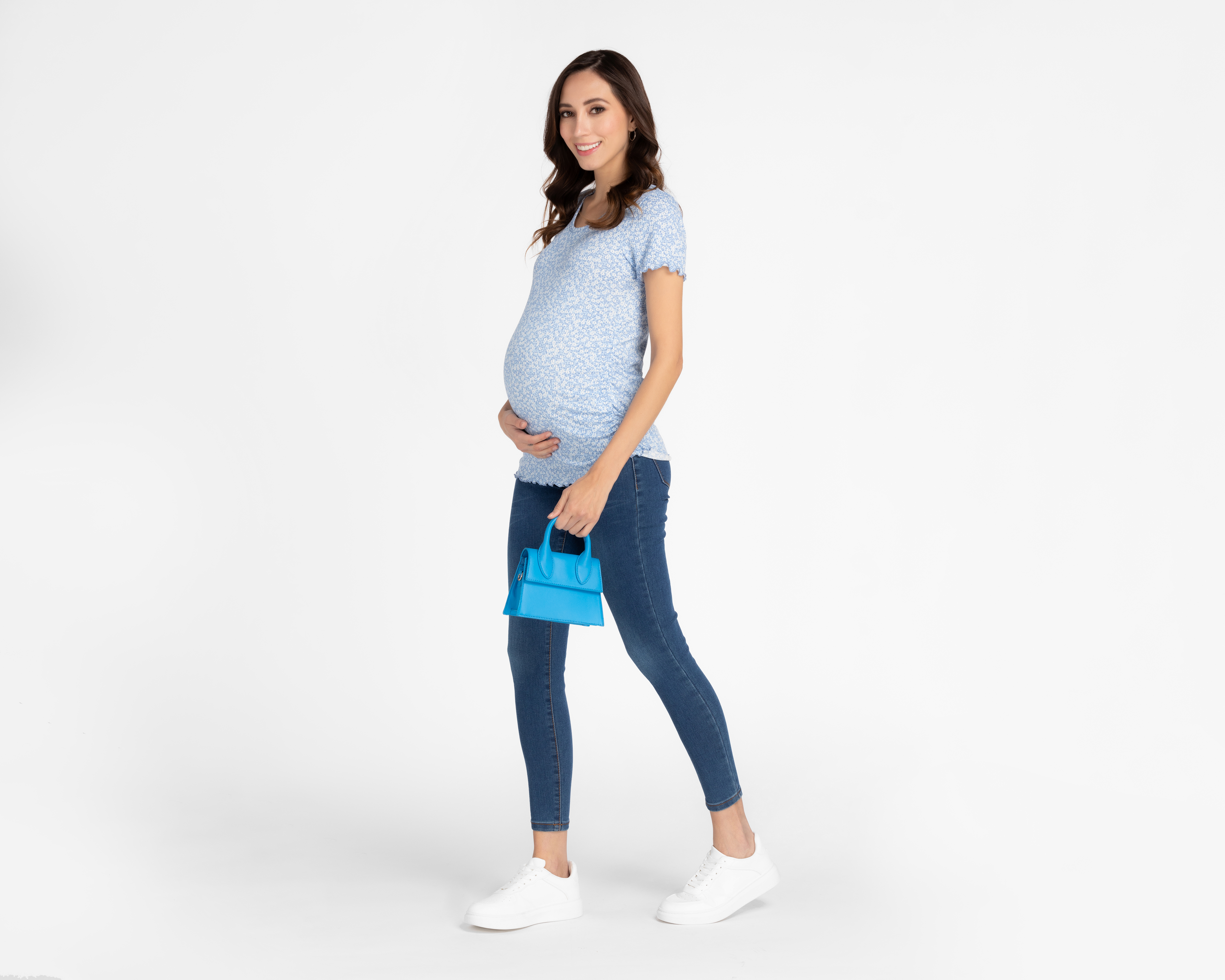 Foto 4 pulgar | Foto 3 | Playera de Maternidad Mamá Bella Manga Corta 2 Piezas