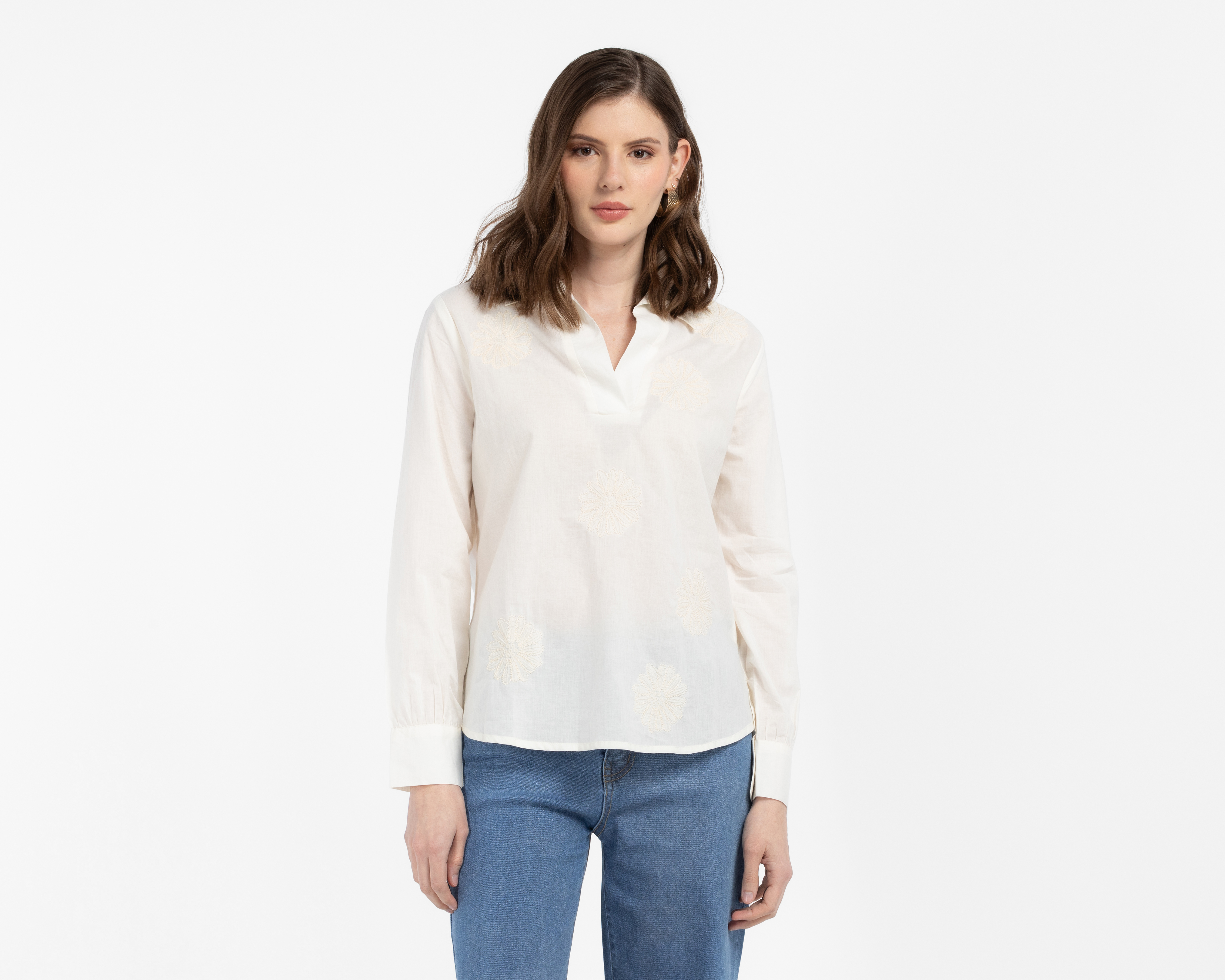 Blusa Manga Larga Lady Sun para Mujer