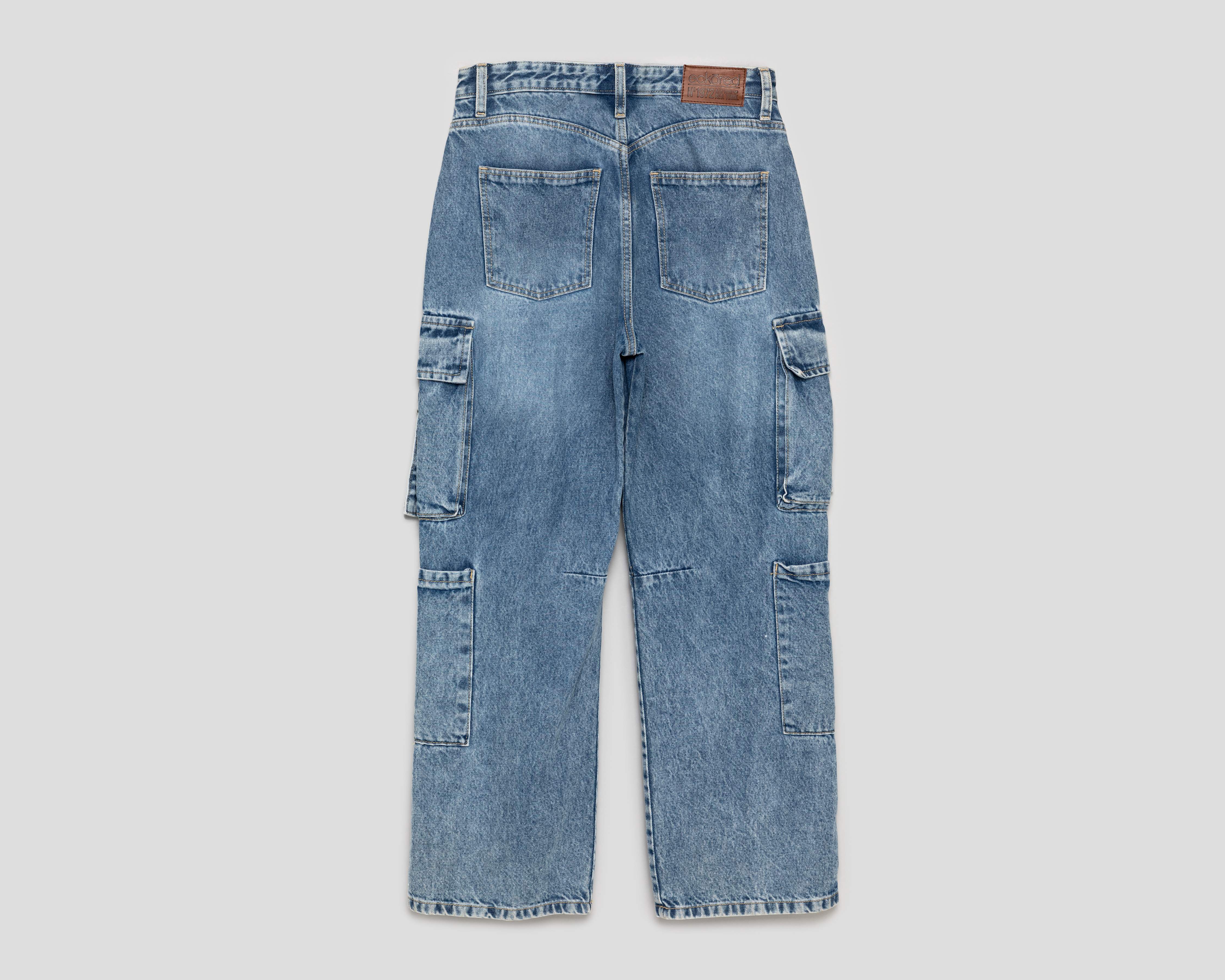 Foto 2 | Foto 2 | Pantalón Cargo Ecko Red Azul para Mujer