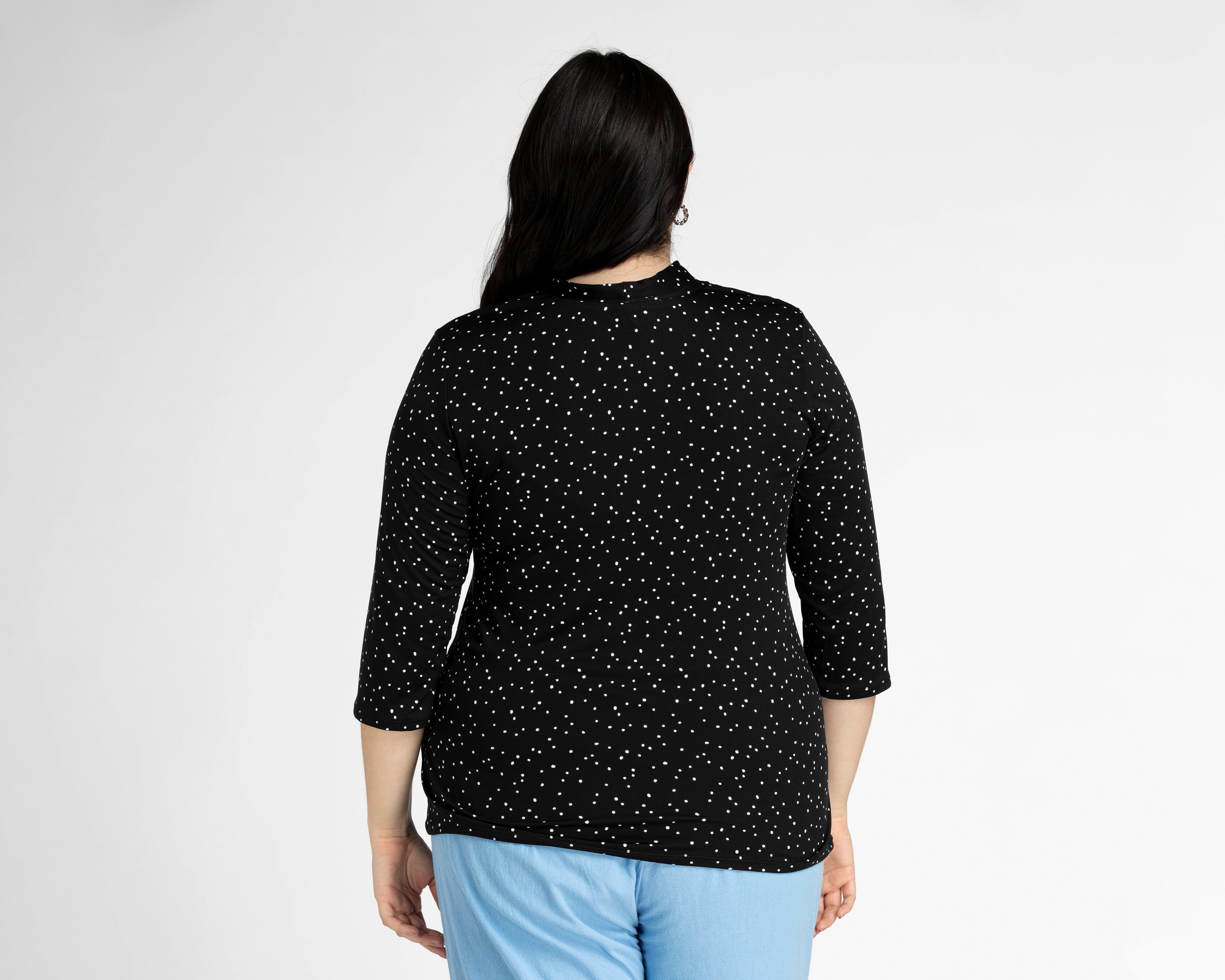 Foto 4 pulgar | Foto 3 | Blusa Lady Sun Manga 3/4 Estampada