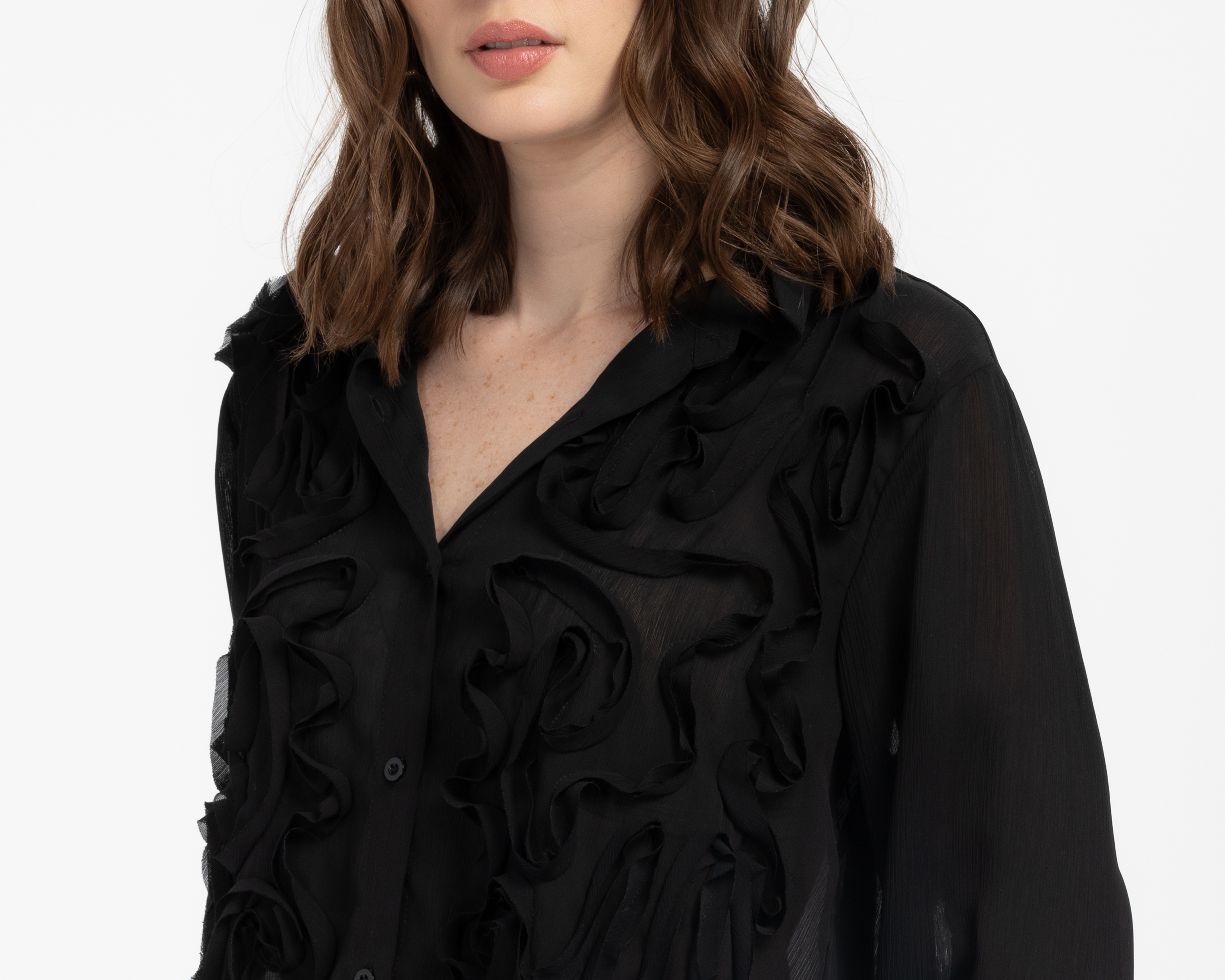 Foto 4 | Foto 4 | Blusa Negra Sahara para Mujer