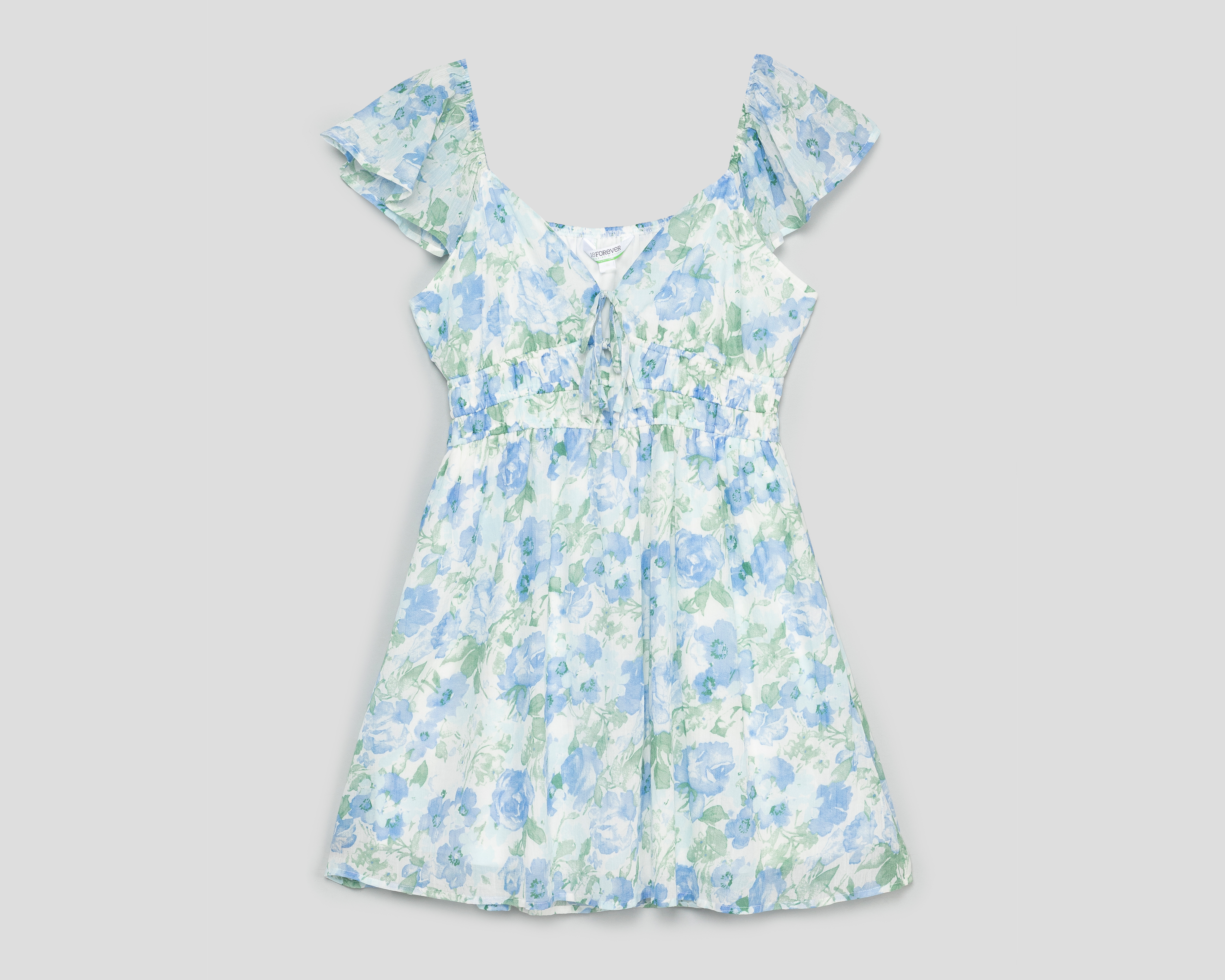 Vestido Casual 18 Forever Manga Corta con Olán para Mujer