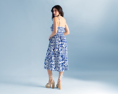 Foto 3 | Foto 3 | Vestido de Playa Jennifer Lopez Largo con Tirantes para Mujer