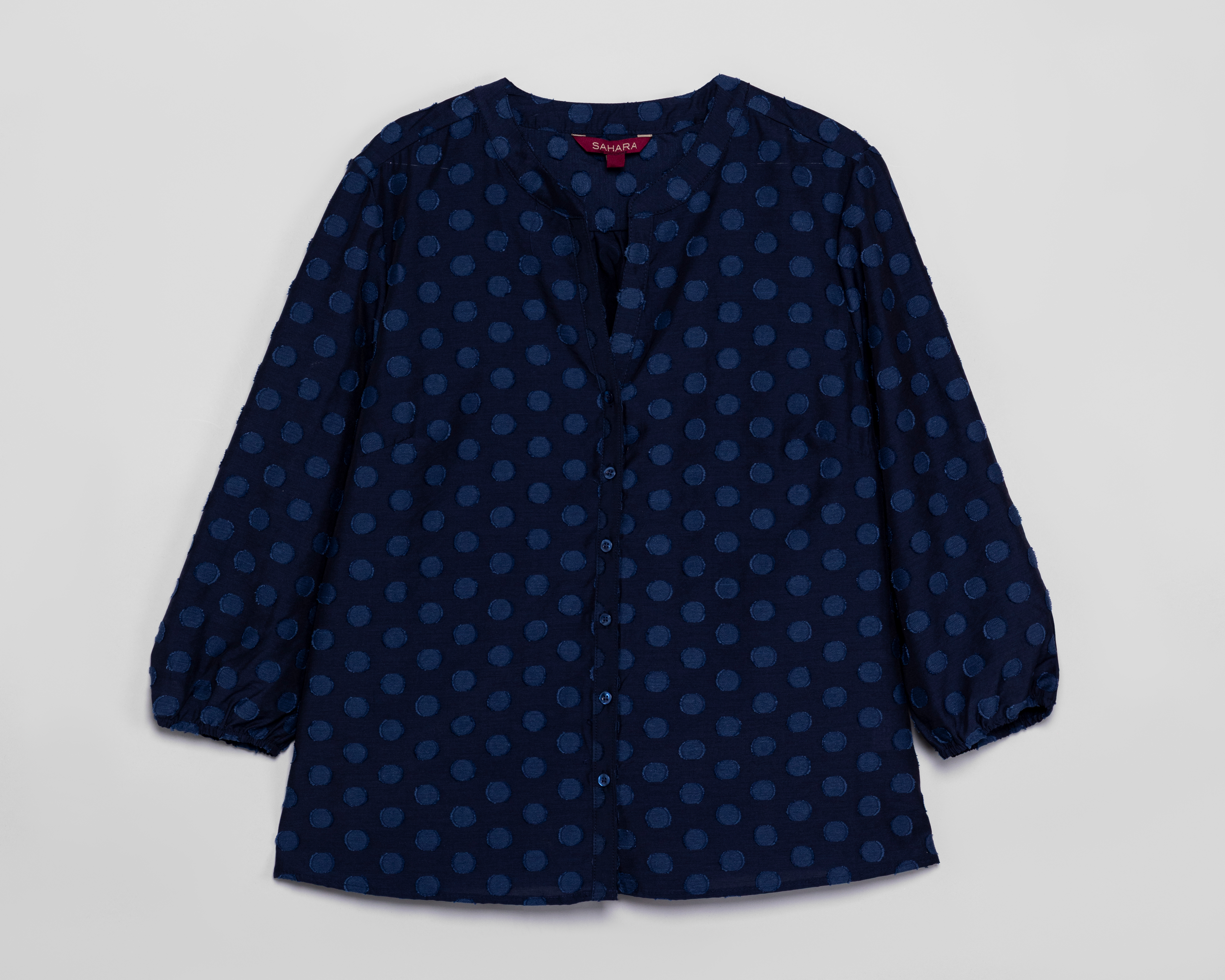 Foto 2 pulgar | Foto 1 | Blusa de Manga Larga Sahara para Mujer