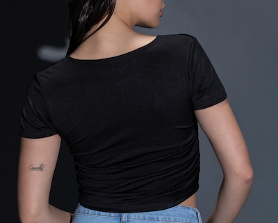 Foto 5 | Foto 5 | Playera Thinner Manga Corta con Cuello Redondo