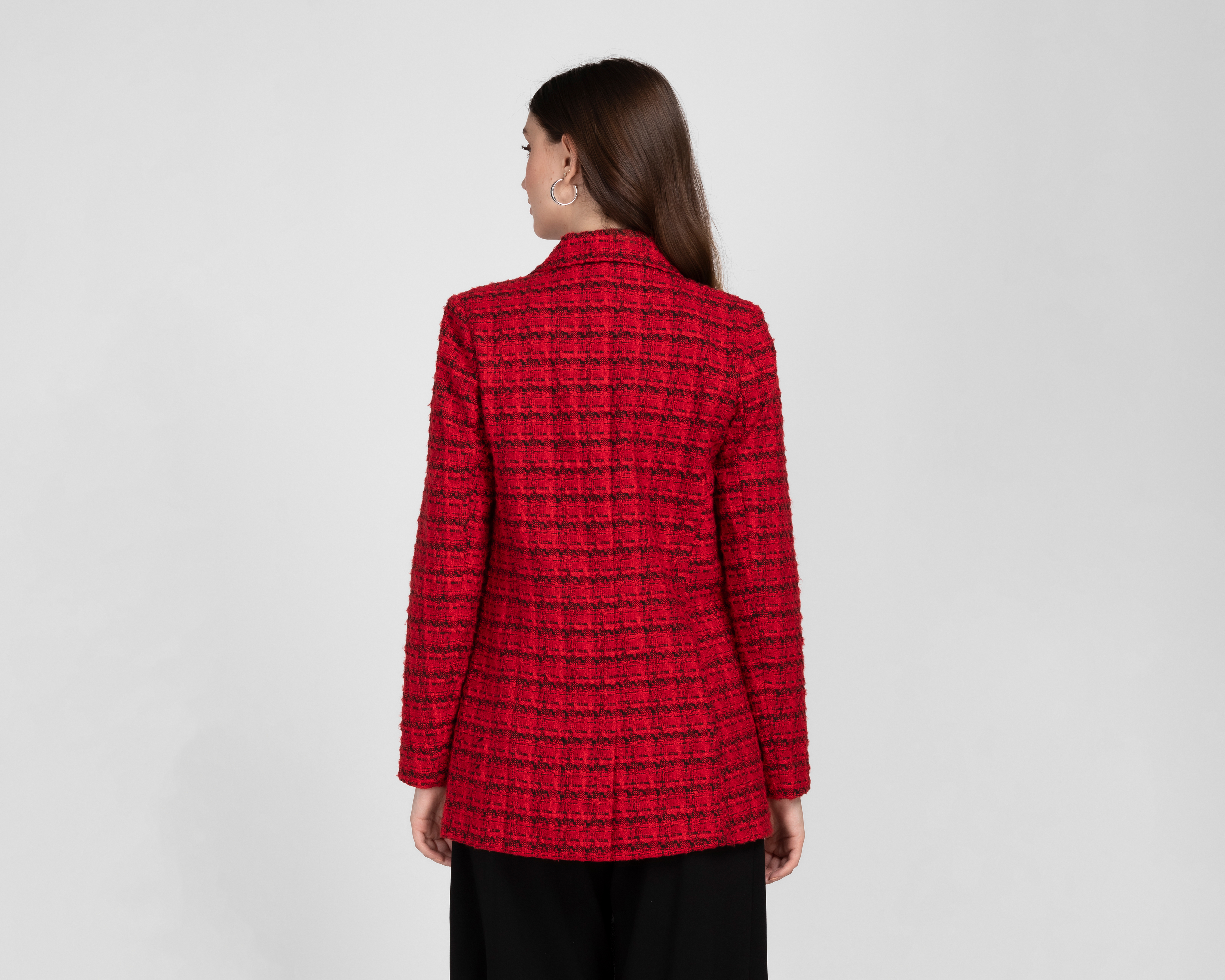 Foto 3 | Foto 3 | Abrigo Rojo Jennifer Lopez para Mujer