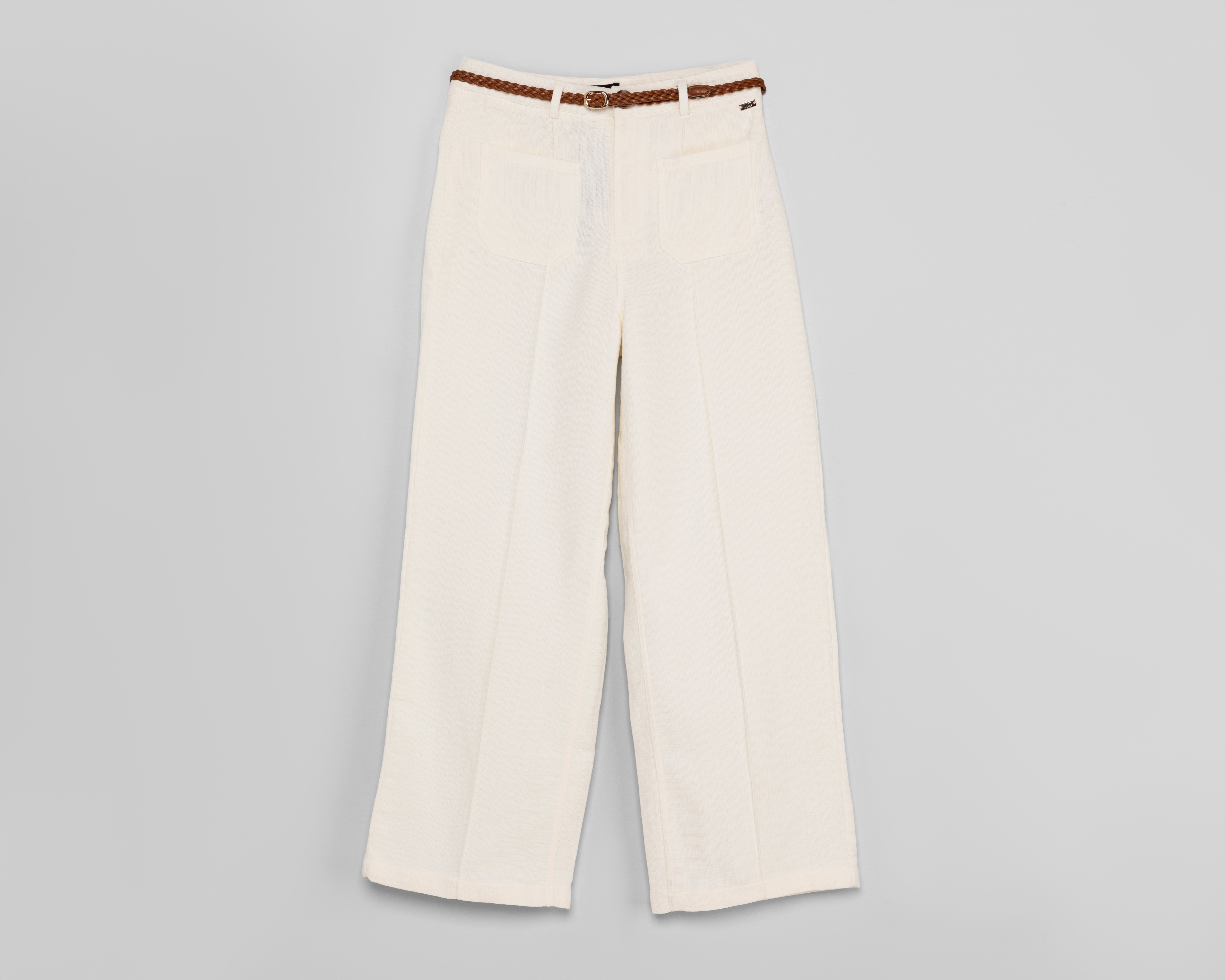 Pantalón Ancho Jennifer Lopez Beige Juvenil