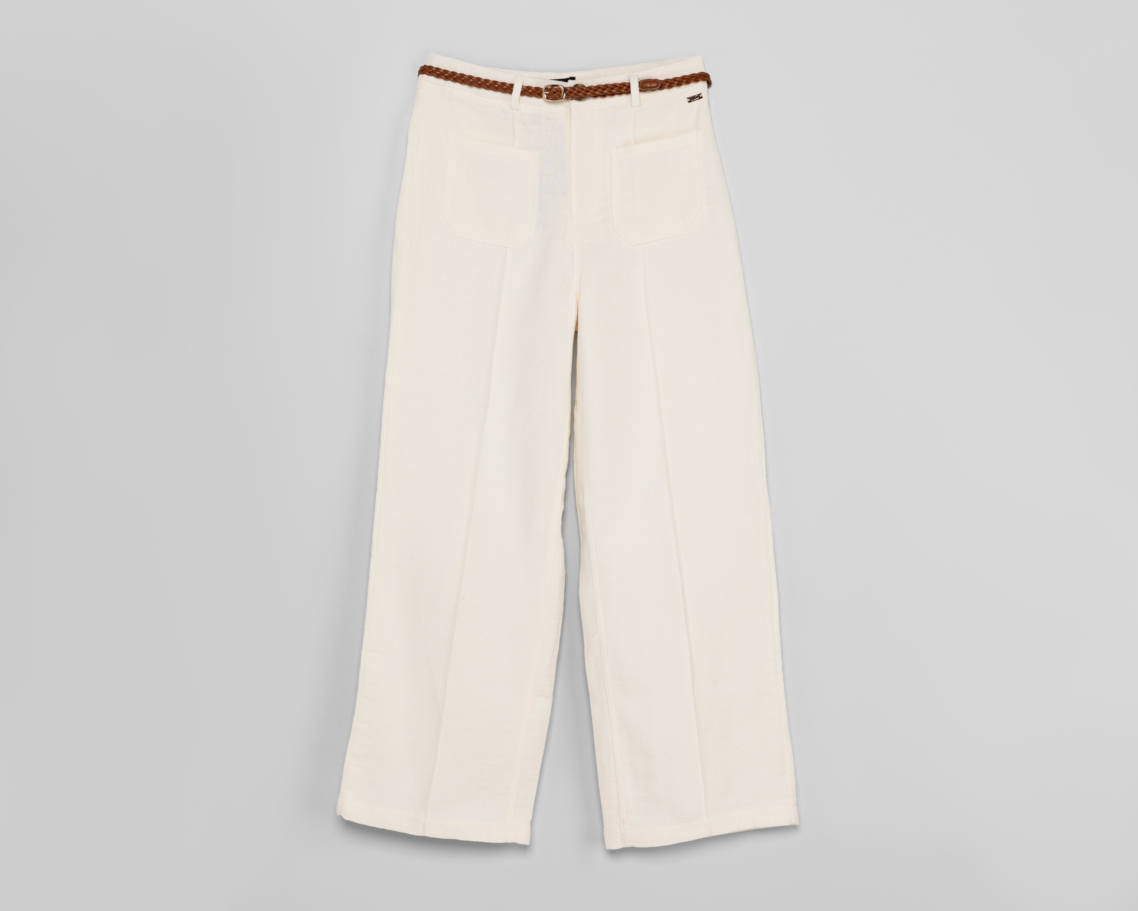 Pantalón Ancho Jennifer Lopez Beige Juvenil