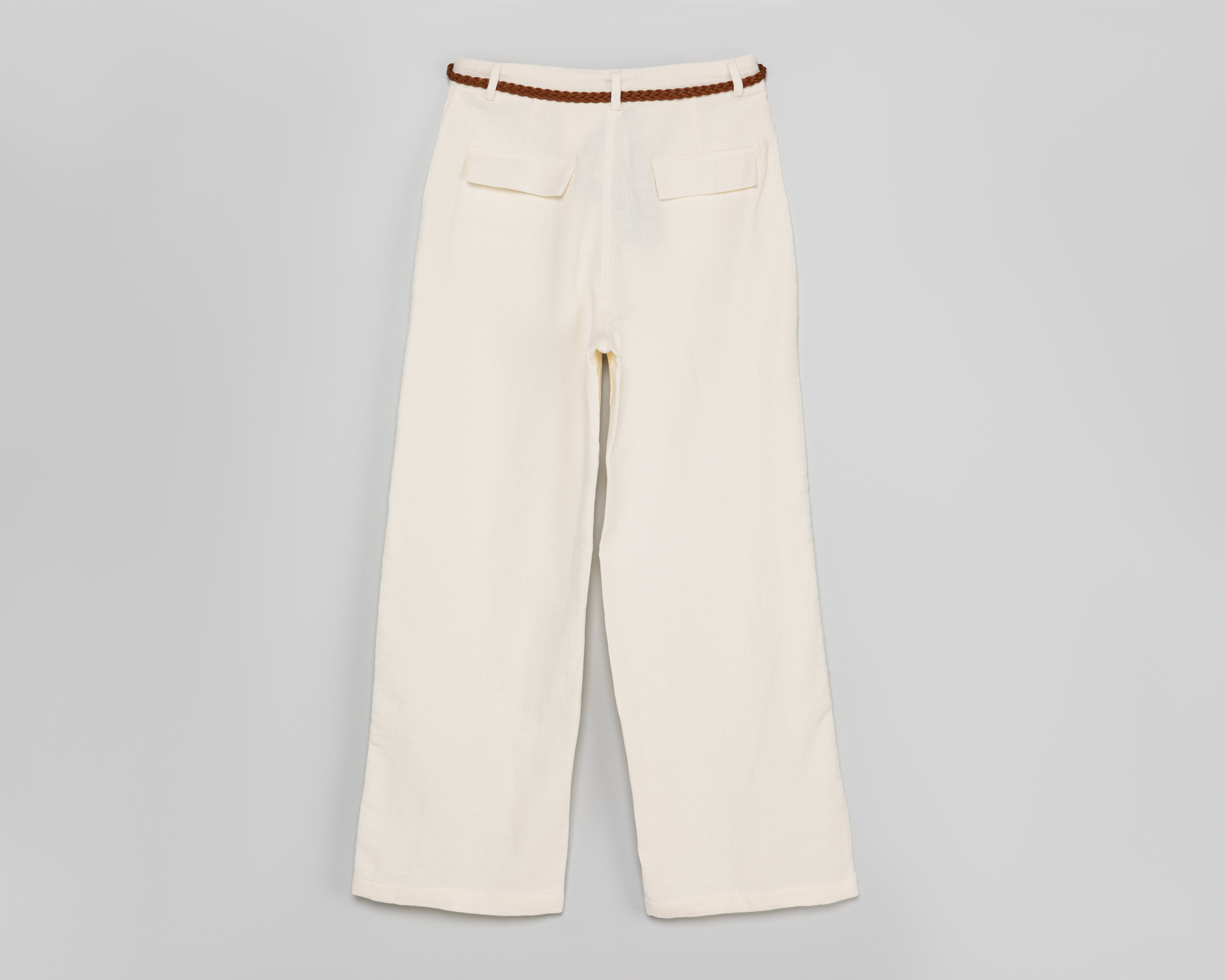 Foto 2 | Foto 2 | Pantalón Ancho Jennifer Lopez Beige Juvenil