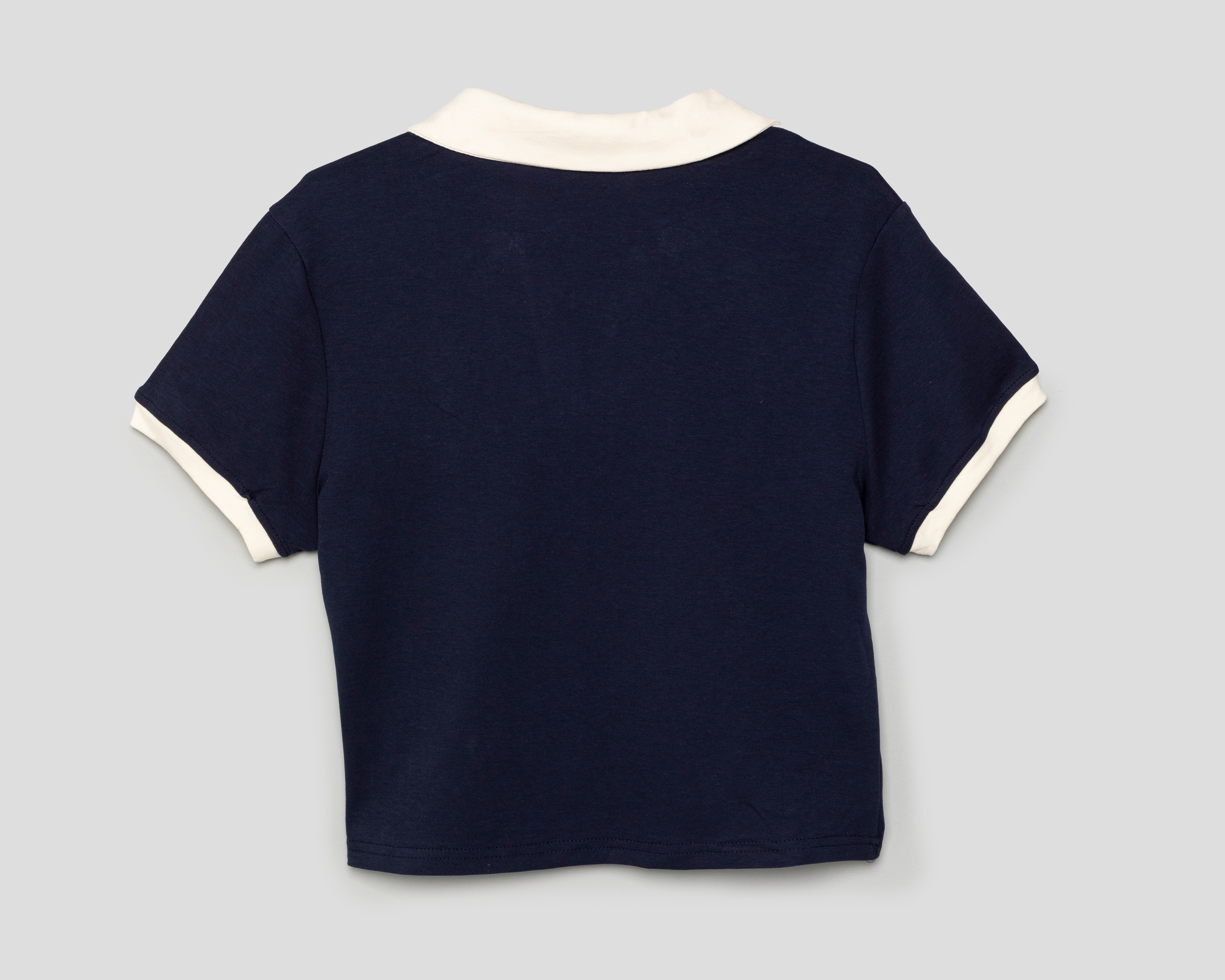 Foto 2 | Foto 2 | Playera Polo Refill Cuello V Azul Marino para Mujer