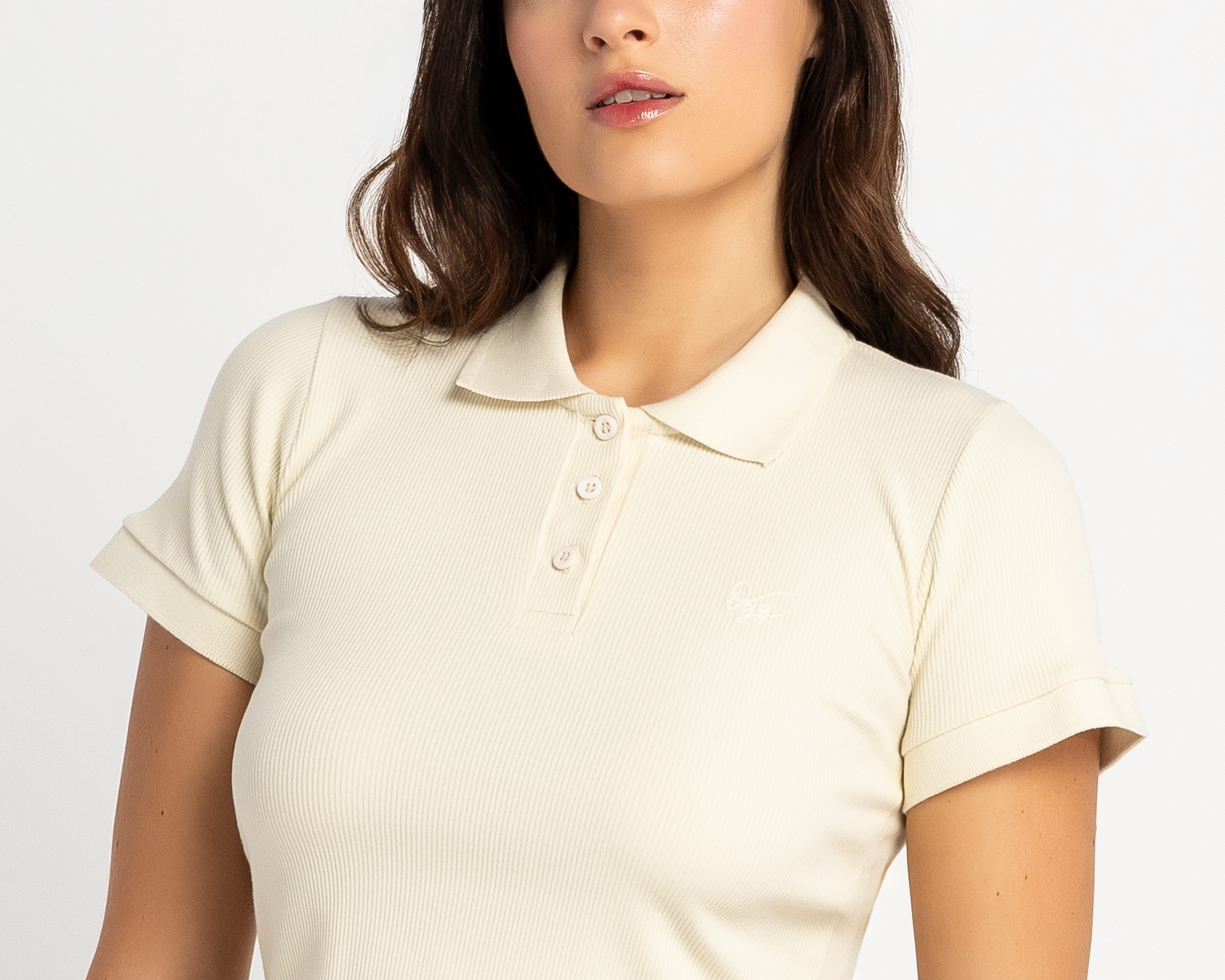 Foto 4 | Foto 4 | Playera Polo Oggi Beige para Mujer