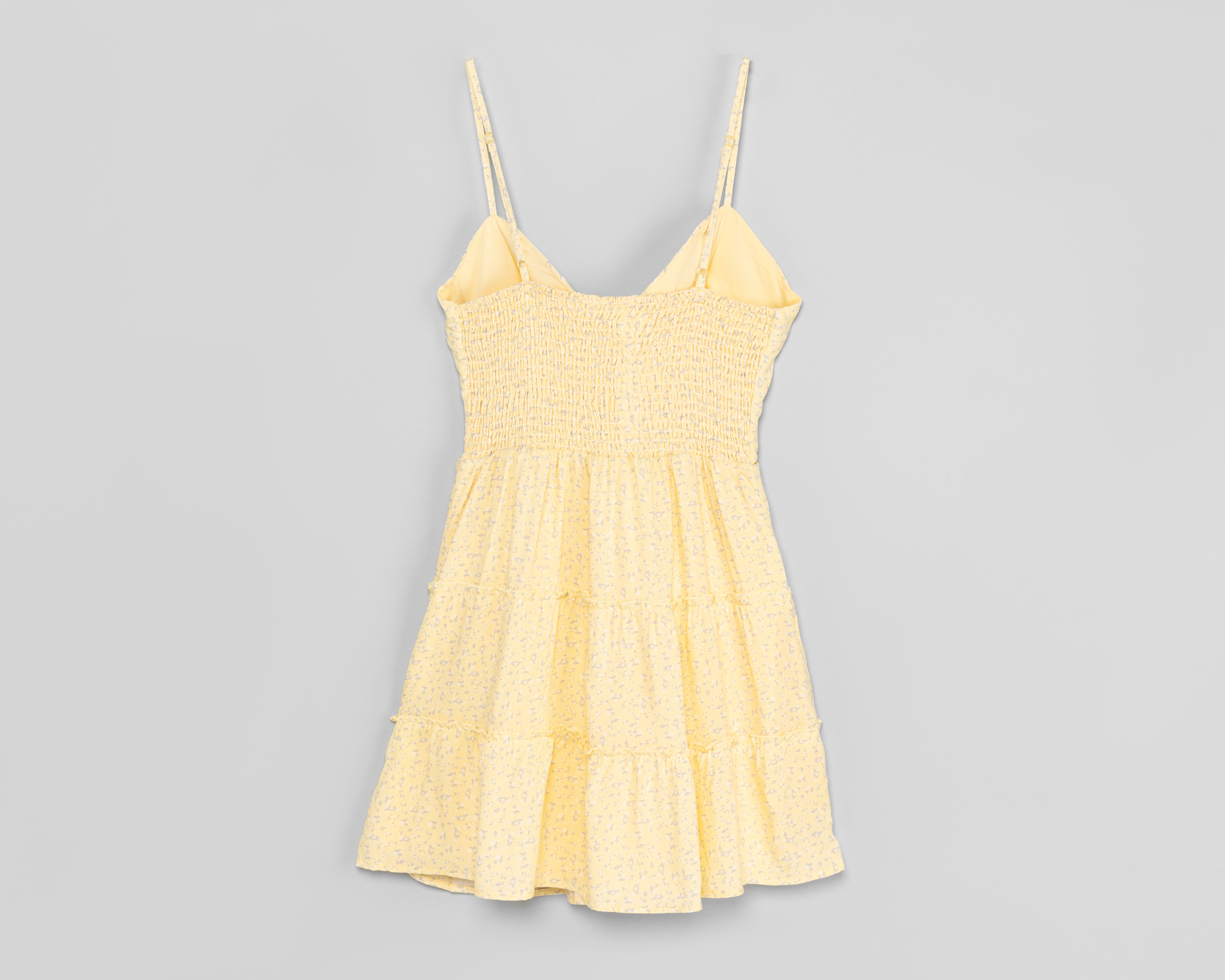 Foto 2 | Foto 2 | Vestido Casual 18 Forever Amarillo Floral de Tirantes para Mujer