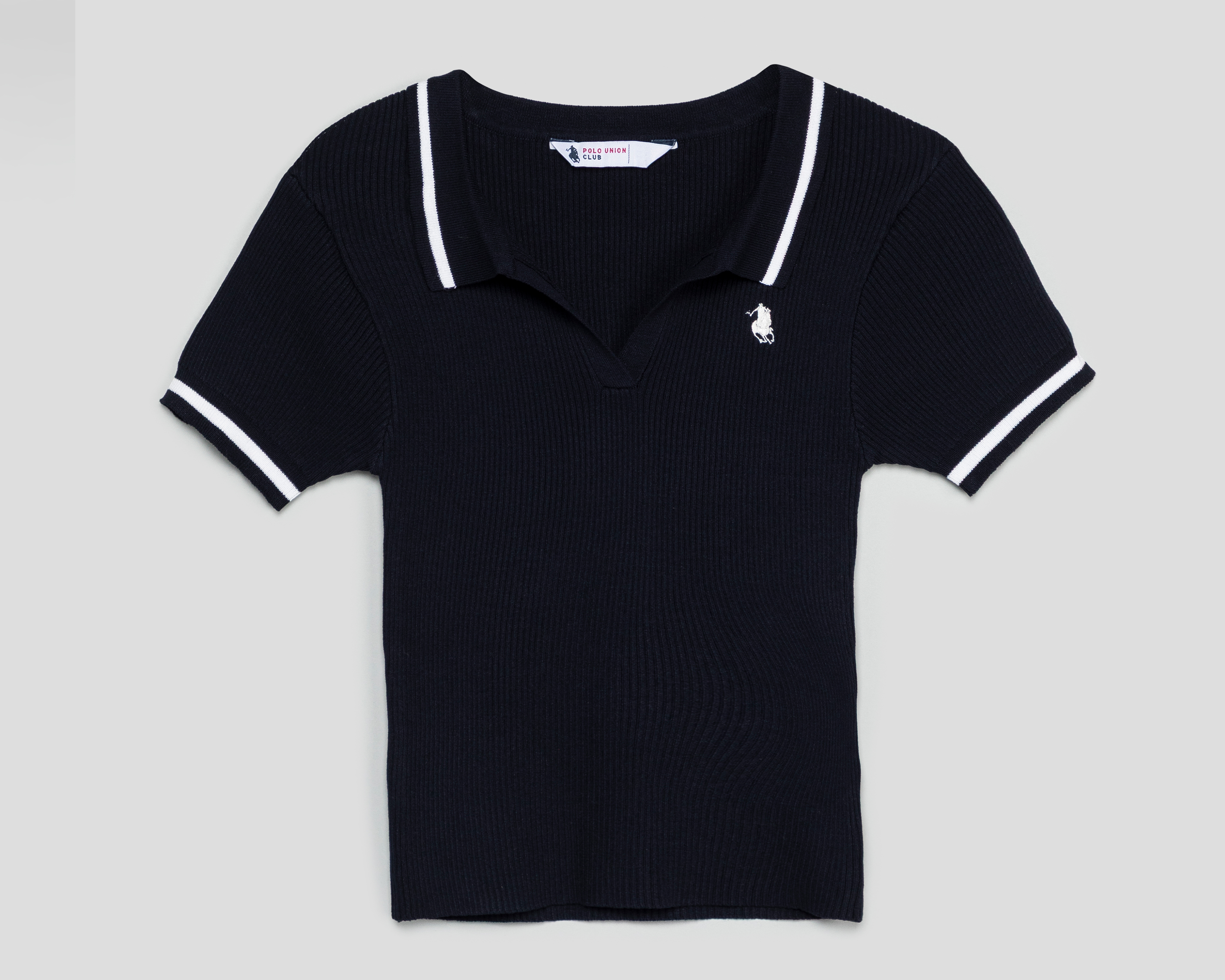 Playera Polo Polo Union Club Manga Corta Azul Marino para Mujer