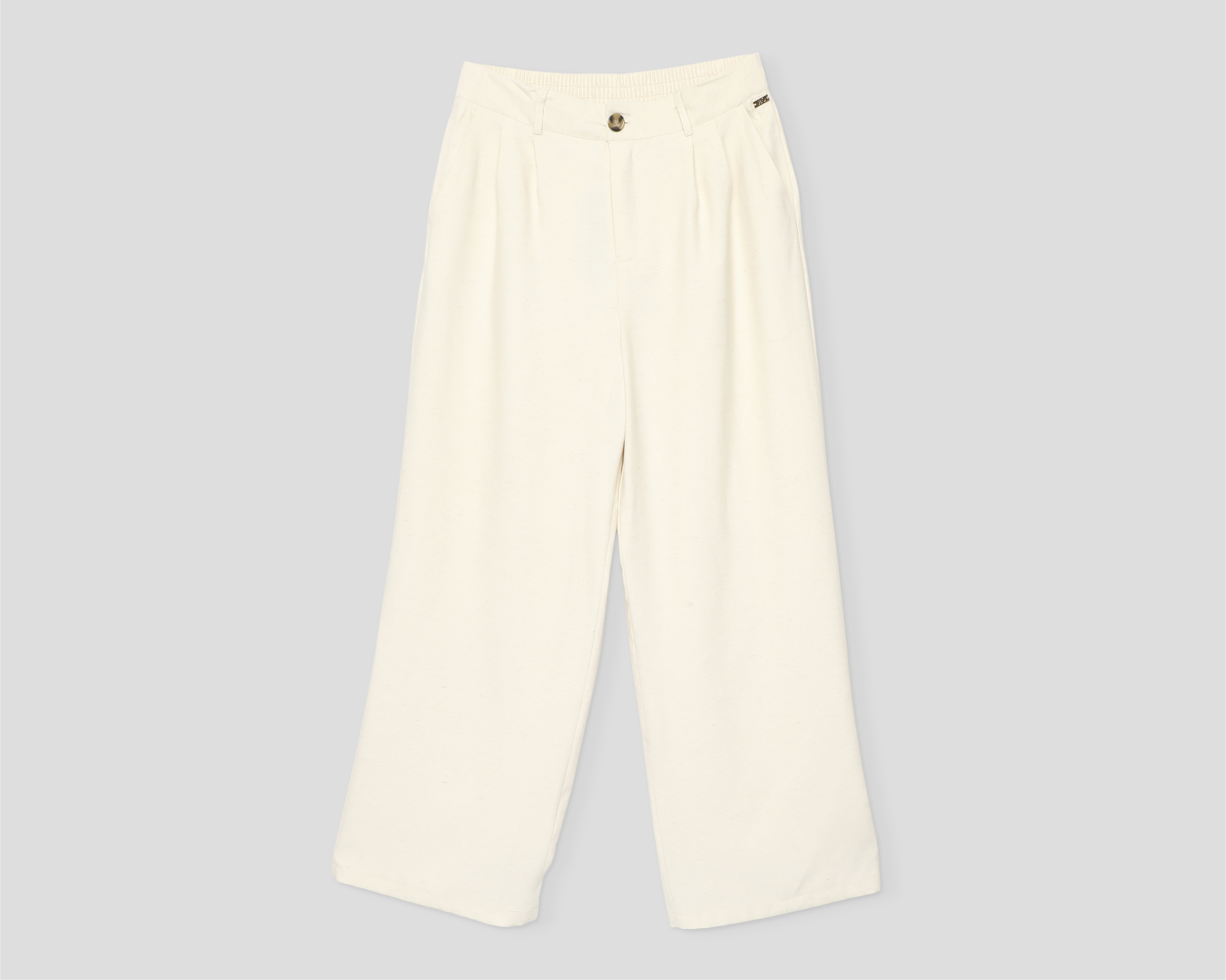 Foto 2 pulgar | Foto 1 | Pantalón de Vestir Jennifer Lopez Beige para Mujer