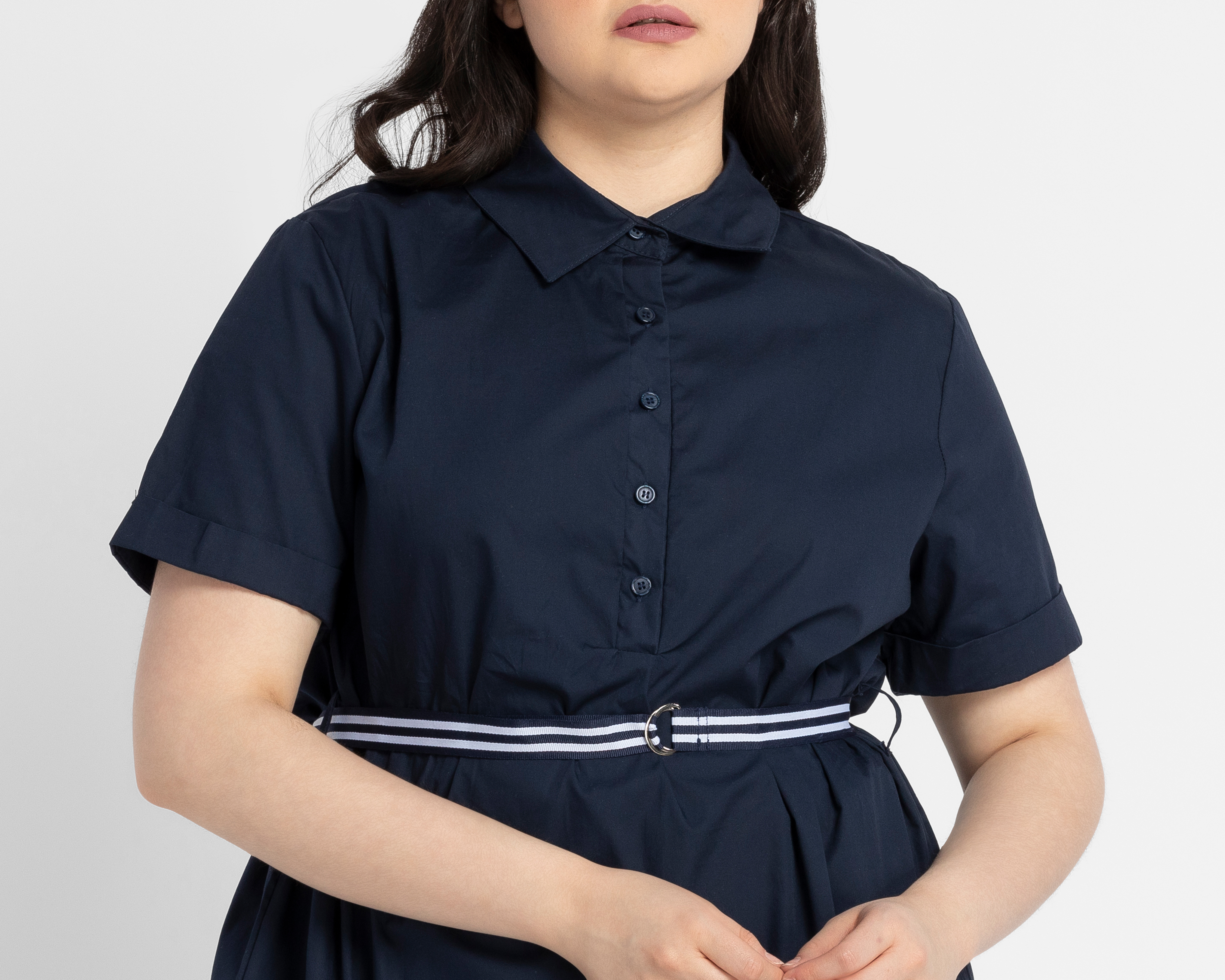 Foto 4 | Foto 4 | Vestido Casual Polo Union Club Azul con Cinto para Mujer