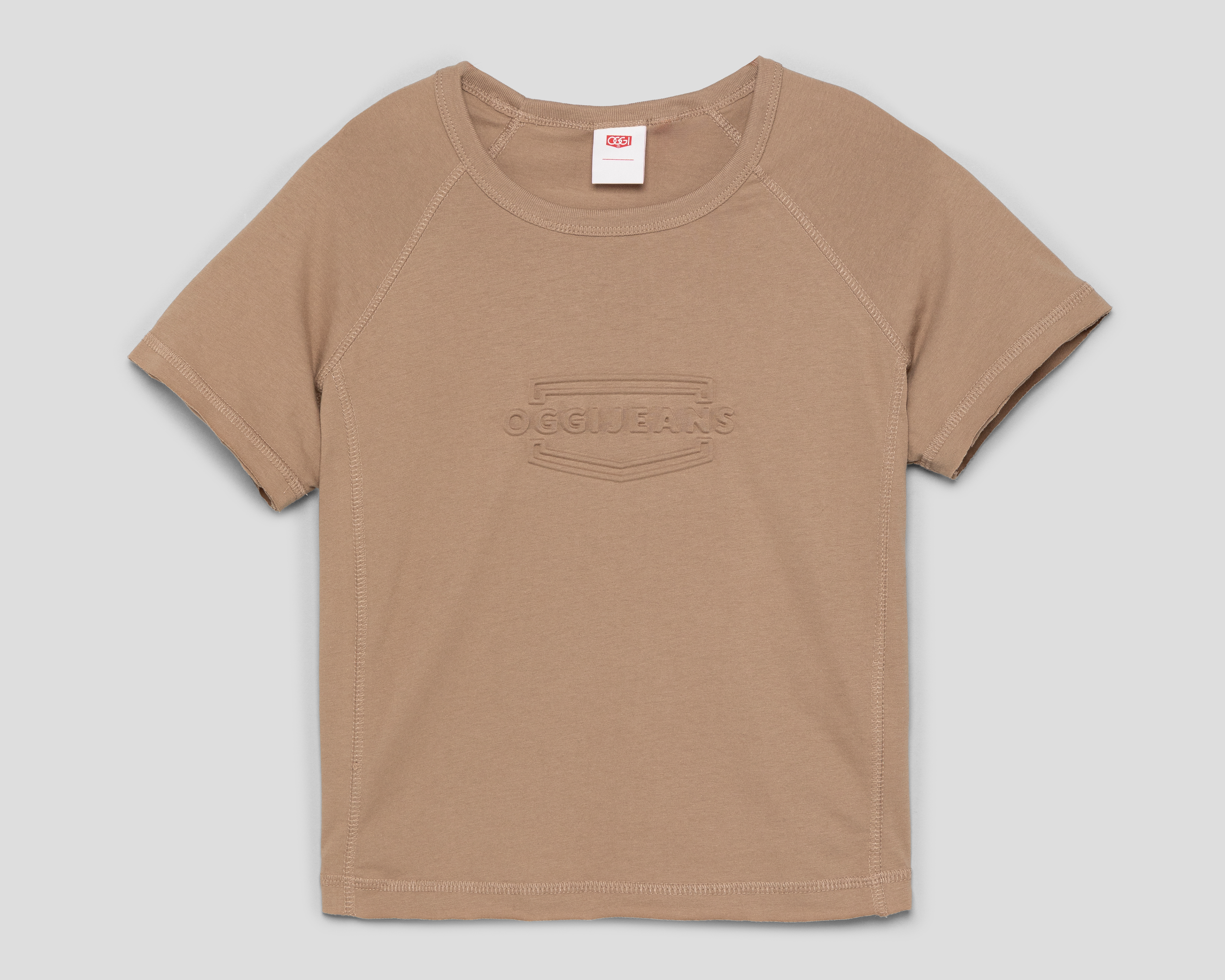 Playera Caqui Oggi para Mujer