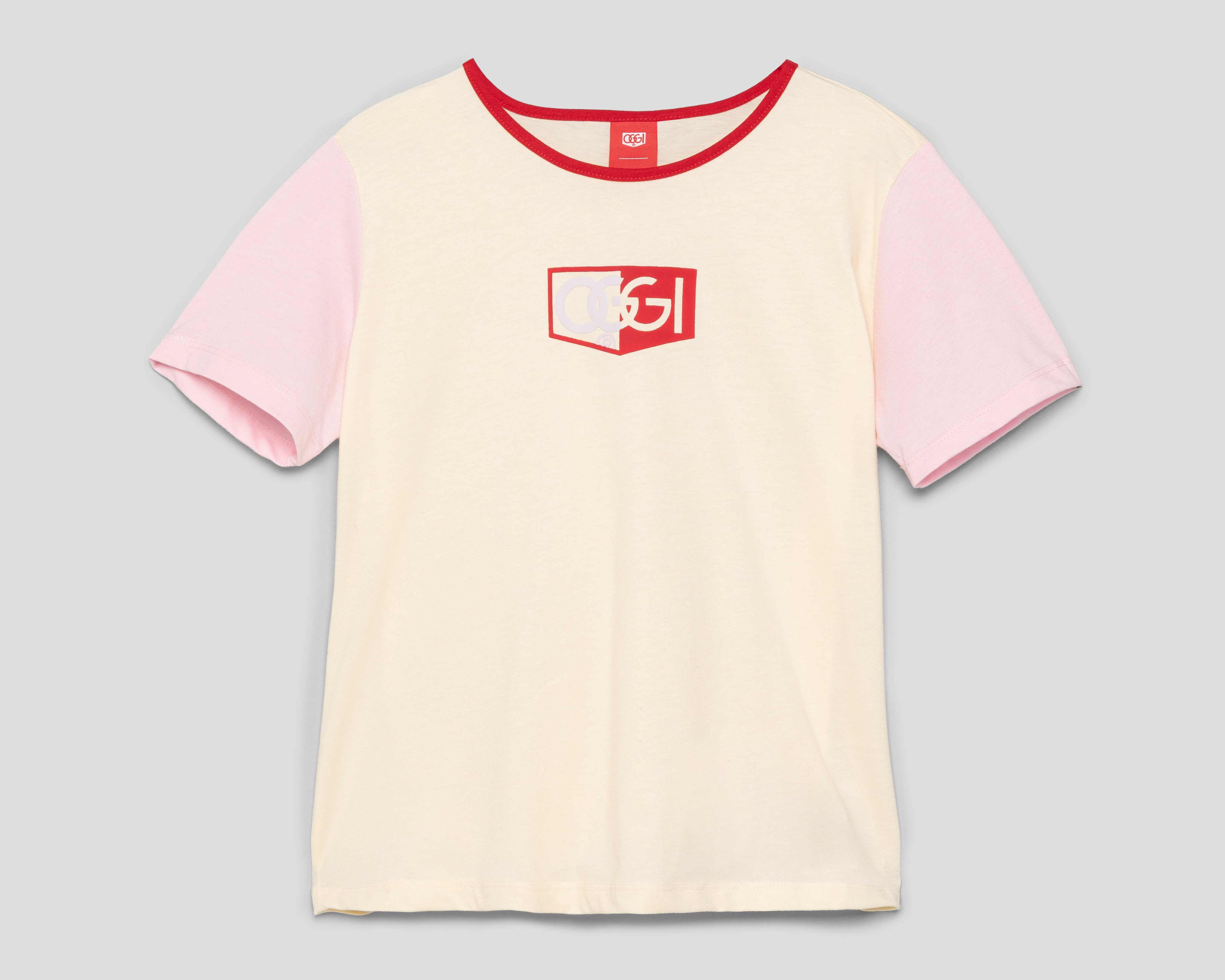 Foto 2 pulgar | Foto 1 | Playera de Cuello Redondo Oggi para Mujer